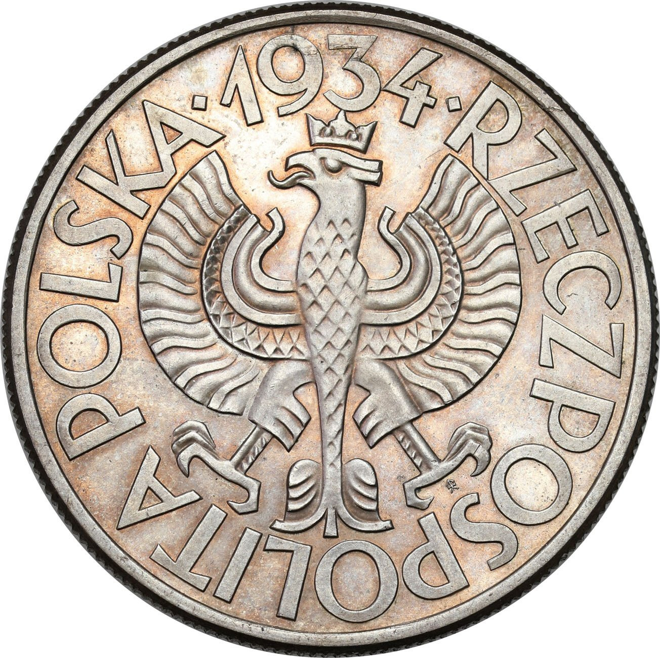 II RP. PRÓBA srebro 10 złotych 1934 Klamry - RZADKOŚĆ