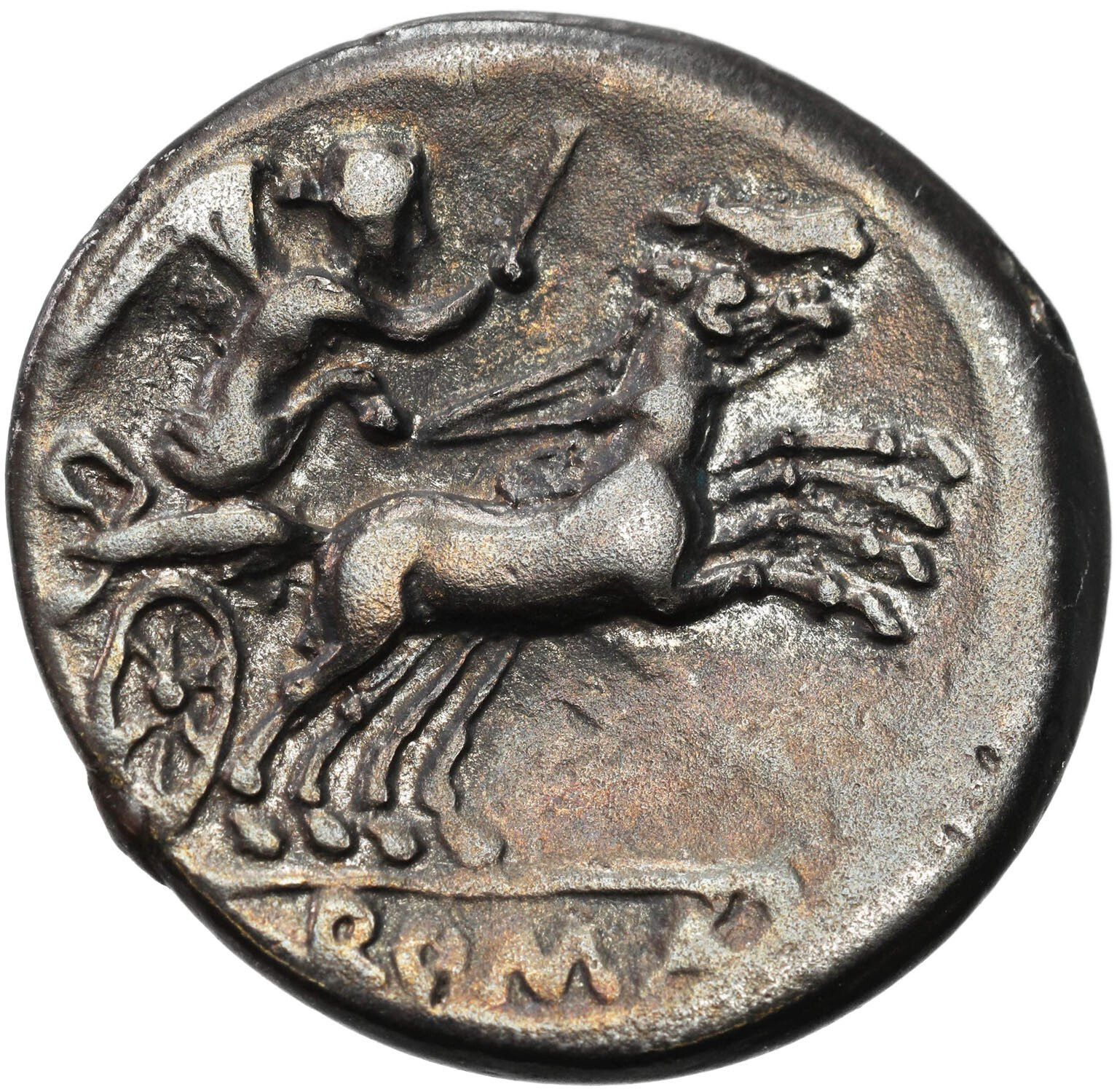 Republika Rzymska, Denar, Emisja Anonimowa 157-155 r. p.n.e., Rzym