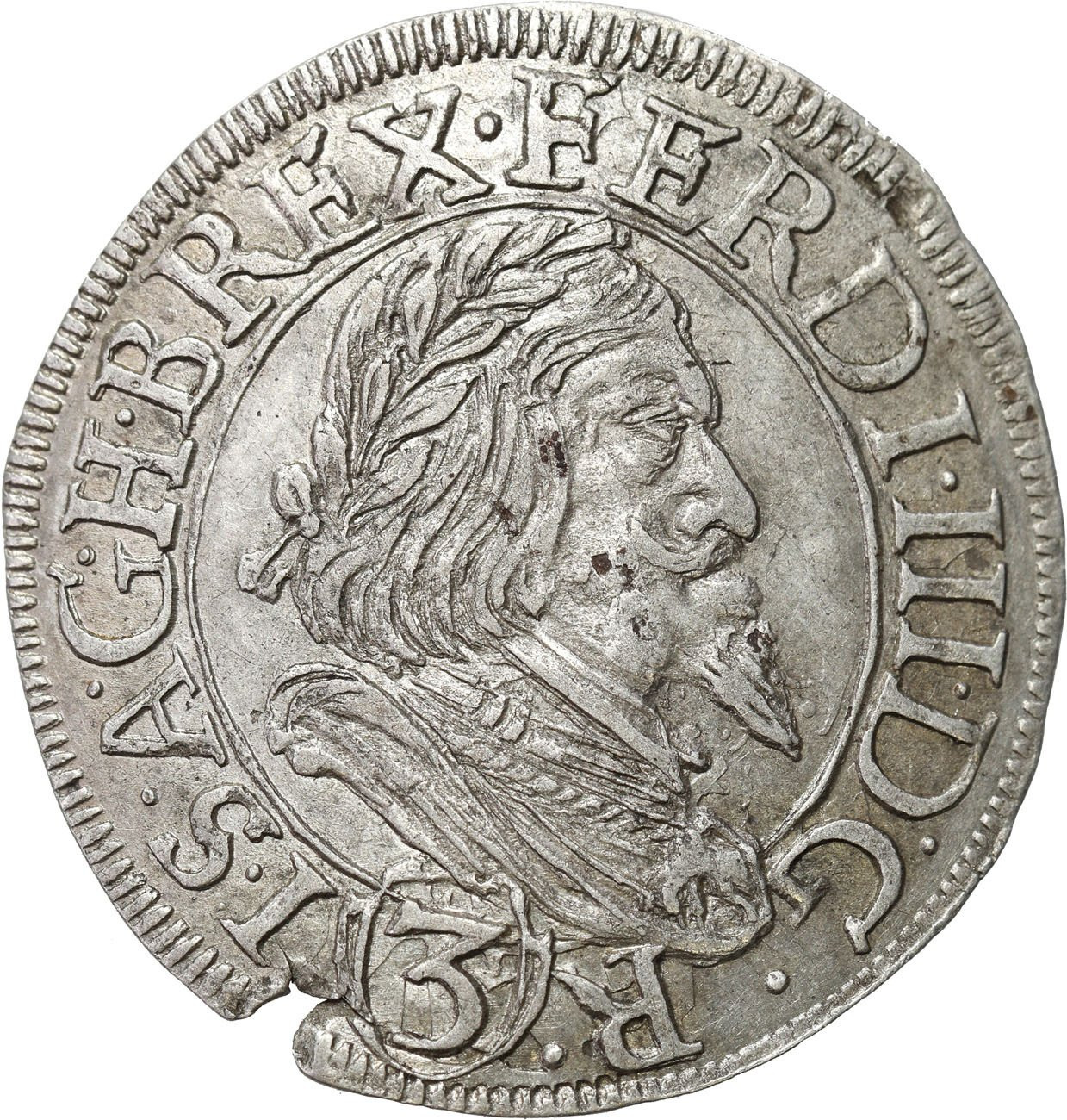 Austria, Ferdynand III (1637–1657), 3 krajcary 1642, Graz