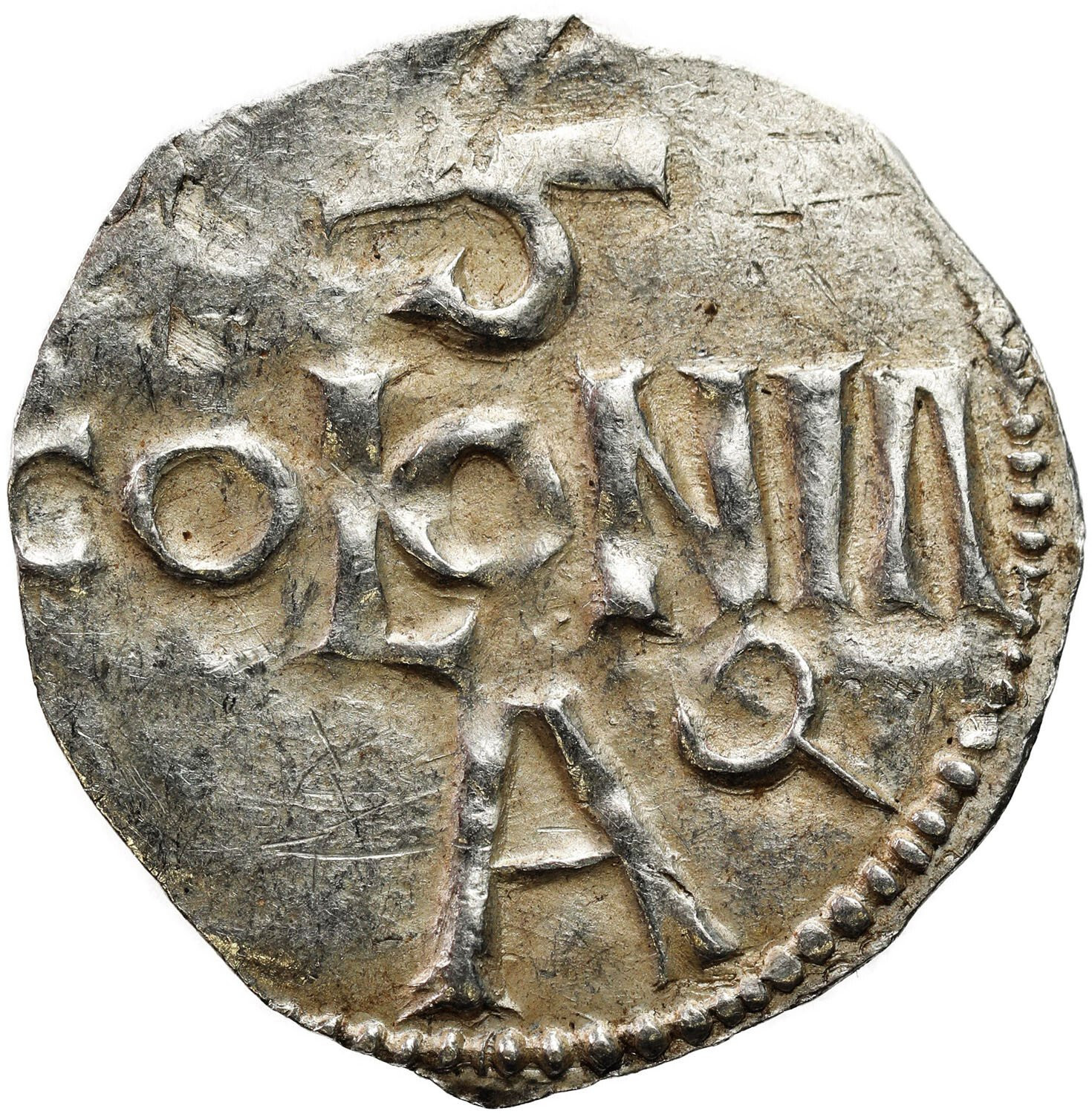 Niemcy, Dolna Lotaryngia – Kolonia. Otto III (983-1002). Denar