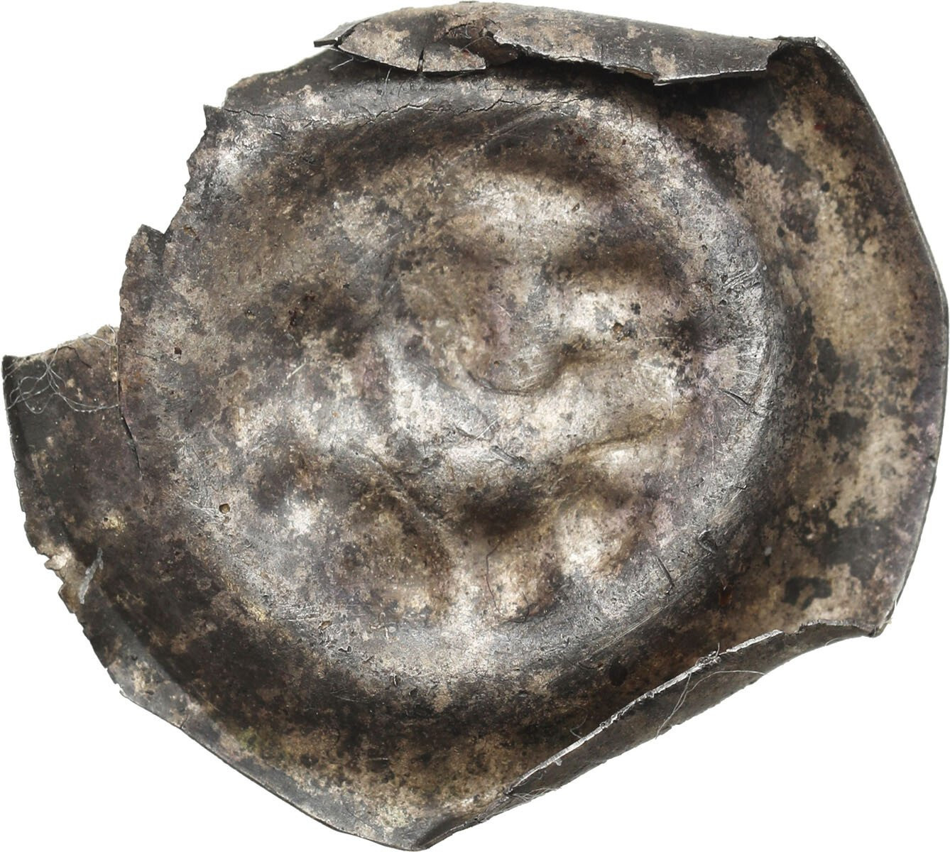 Władysław Łokietek (1305-1333). Kraków lub Sandomierz. Brakteat z kroczącym Orłem - RZADKI
