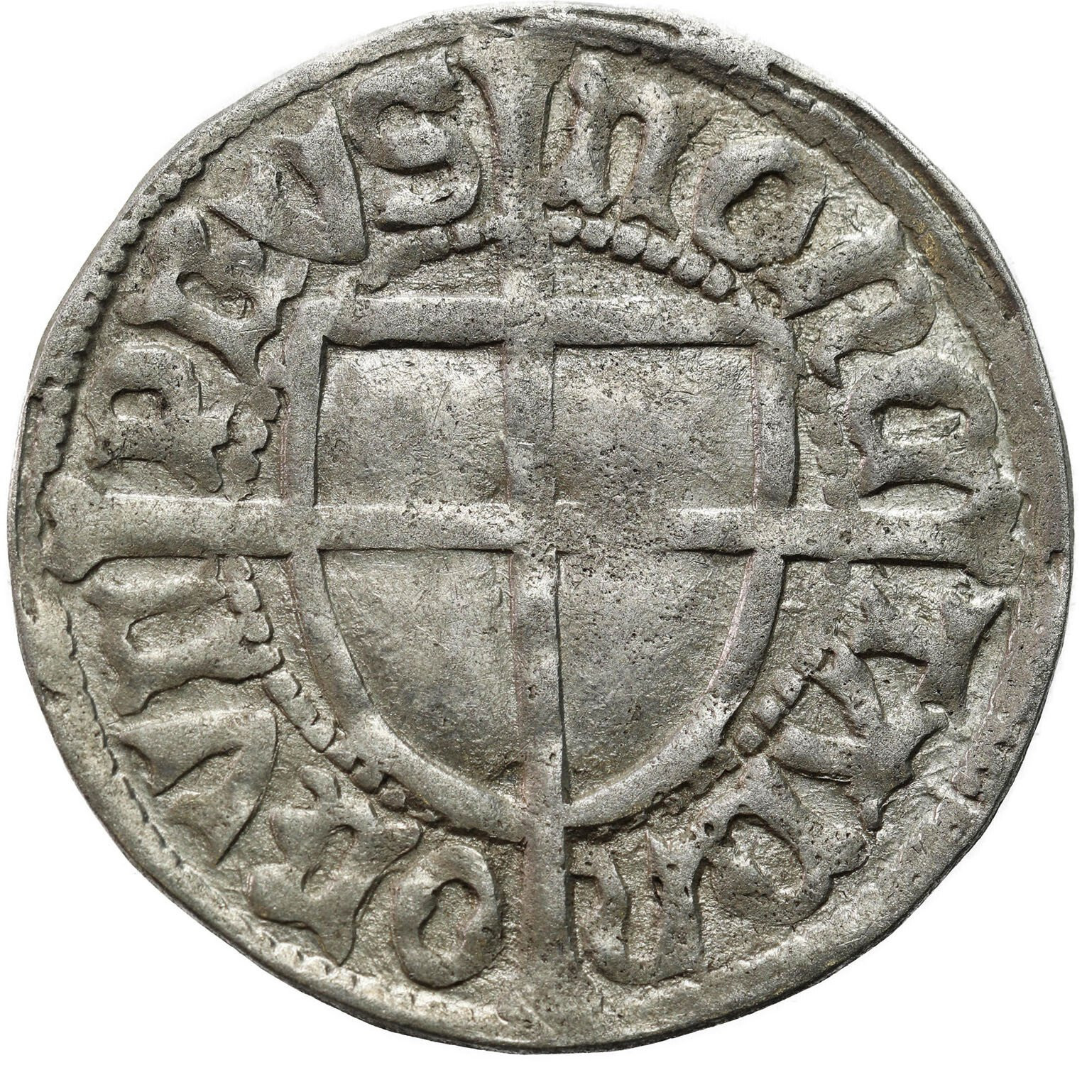 Zakon Krzyżacki. Fryderyk Saski (1498-1510). Grosz - ŁADNY i RZADKI