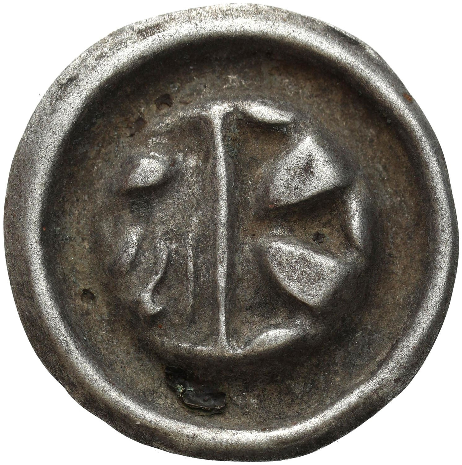 Śląsk, Księstwo Opolskie. Bernard 1400–1449 lub Mikołaj I (1439–1476). Brakteat XV w., Opole