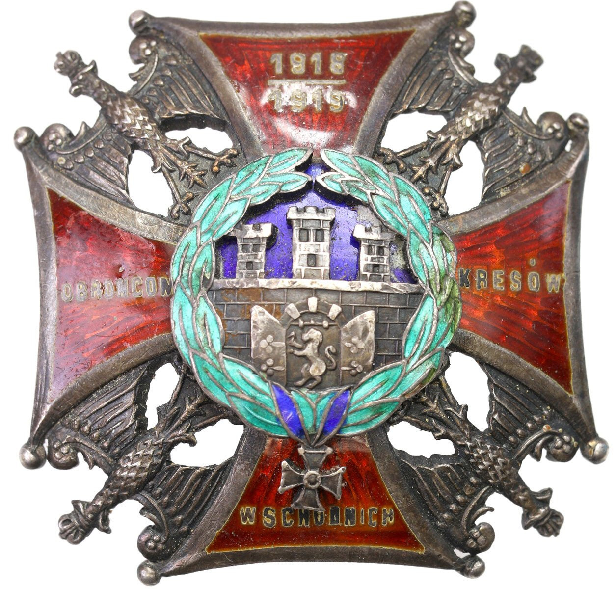 II RP. Odznaka Obrońcom Kresów Wschodnich - Orlęta 1918- 1919 