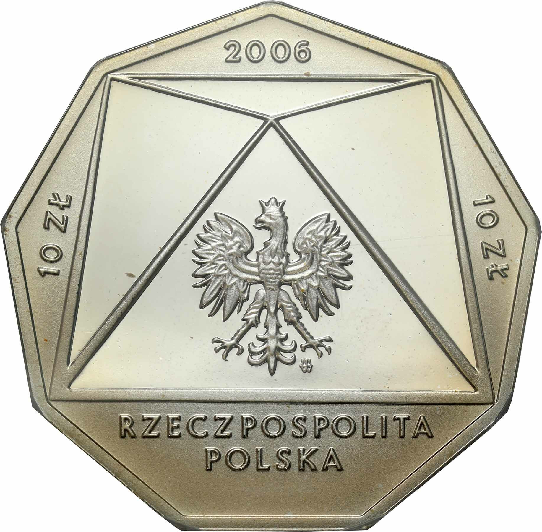 10 złotych 2006 Szkoła Główna Handlowa PCGS PR69 DCAM (2MAX)