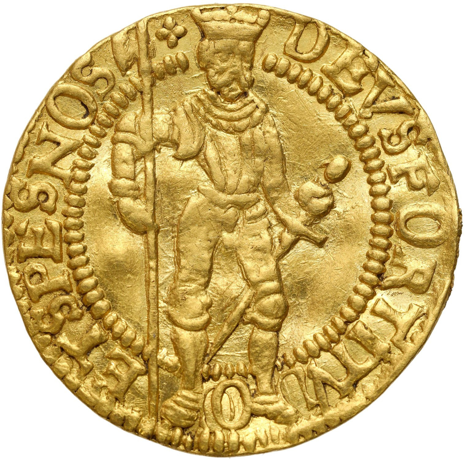Niderlandy, West Friesland. Dukat 1590 - ŁADNY