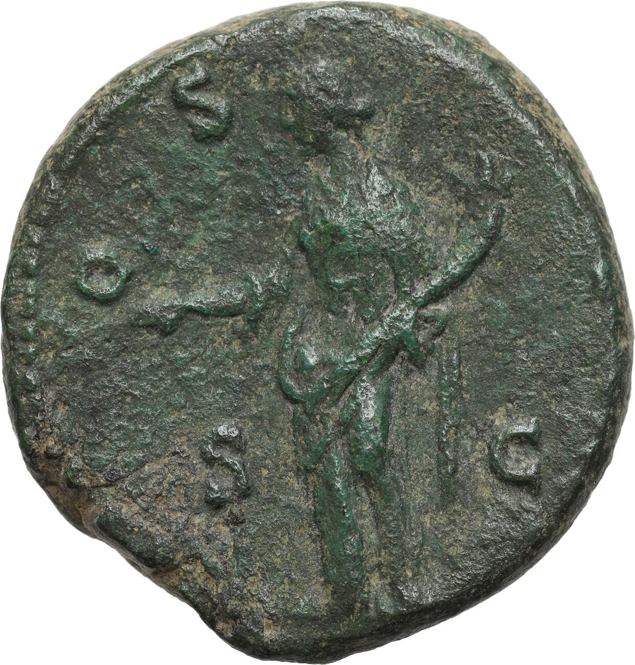 Cesarstwo Rzymskie, As, Antoninus Pius 138 – 161 n.e., Rzym