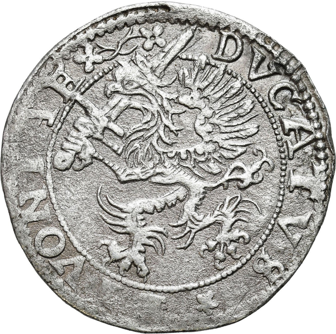 Zygmunt II August. Inflanty, pół marki 1573, Dahlholm NGC AS