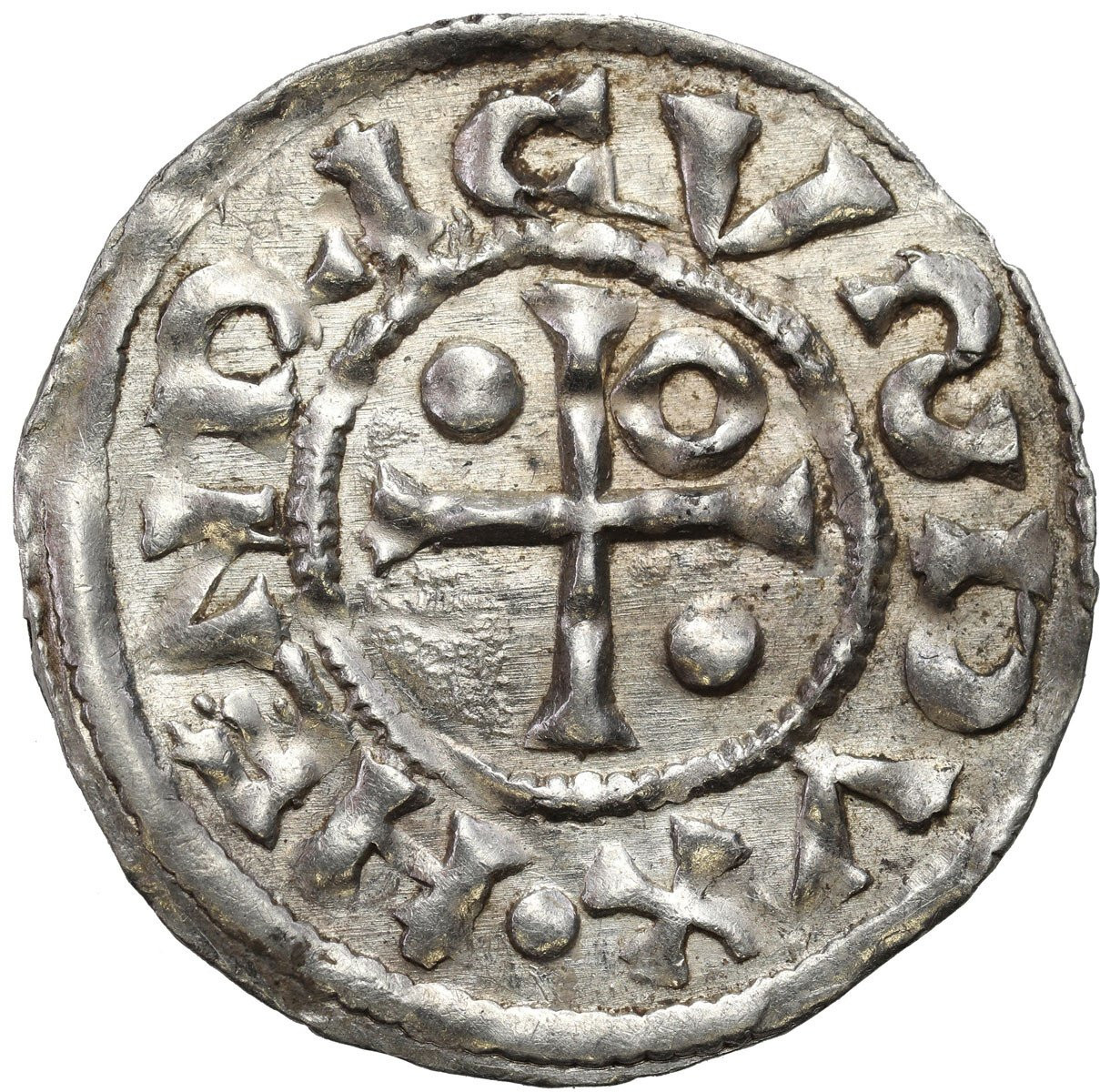 Niemcy, Bawaria, Ratyzbona. Henryk II Kłótnik 955–976 / 985–995. Denar