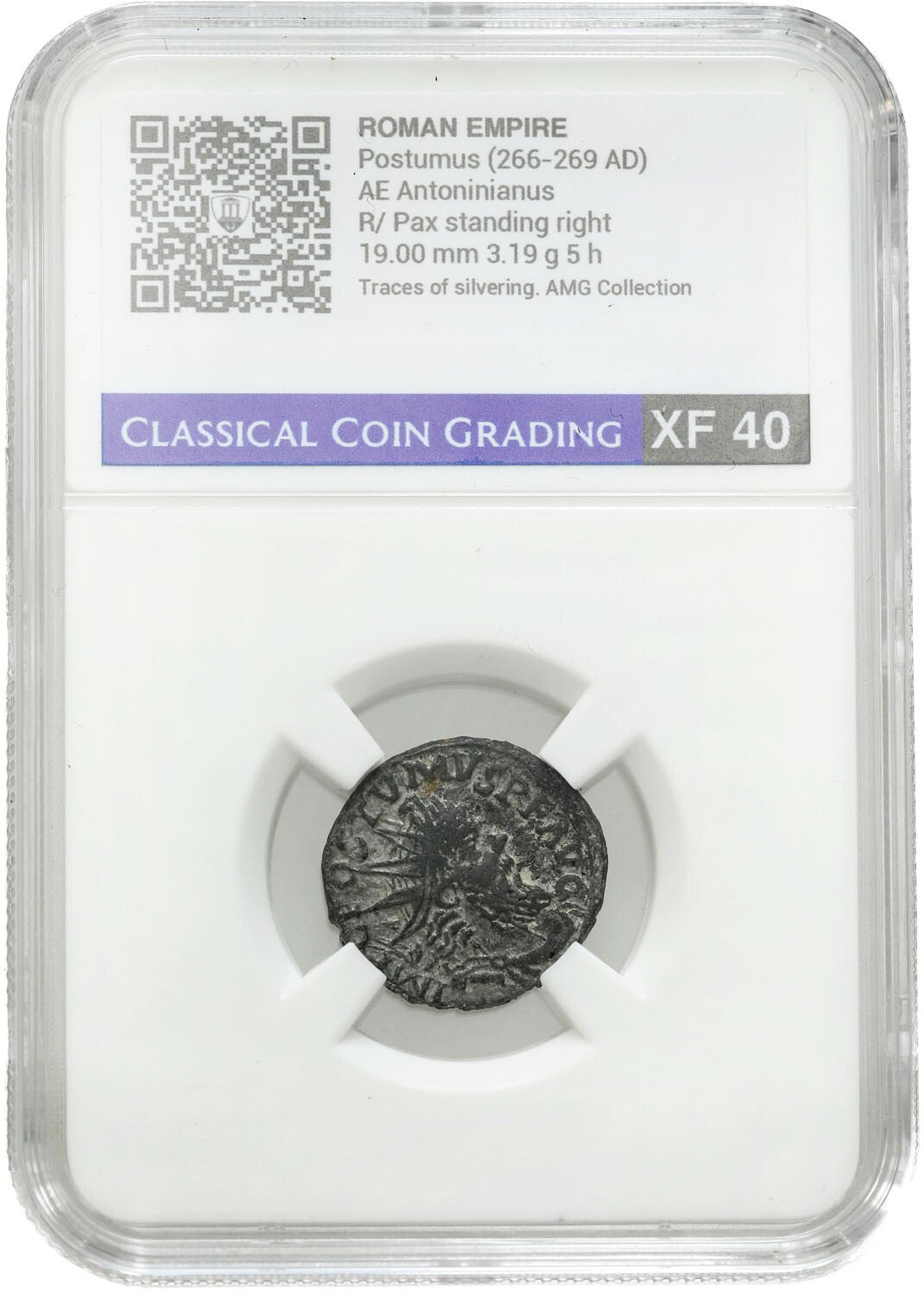 Cesarstwo Rzymskie. Postumus (266-269) Antoninianus CCG XF40