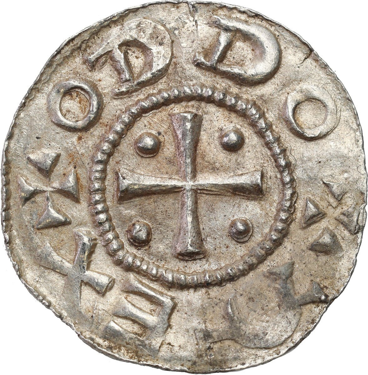 Niemcy, Dolna Lotaryngia – Kolonia. Otto III (983–1002). Denar
