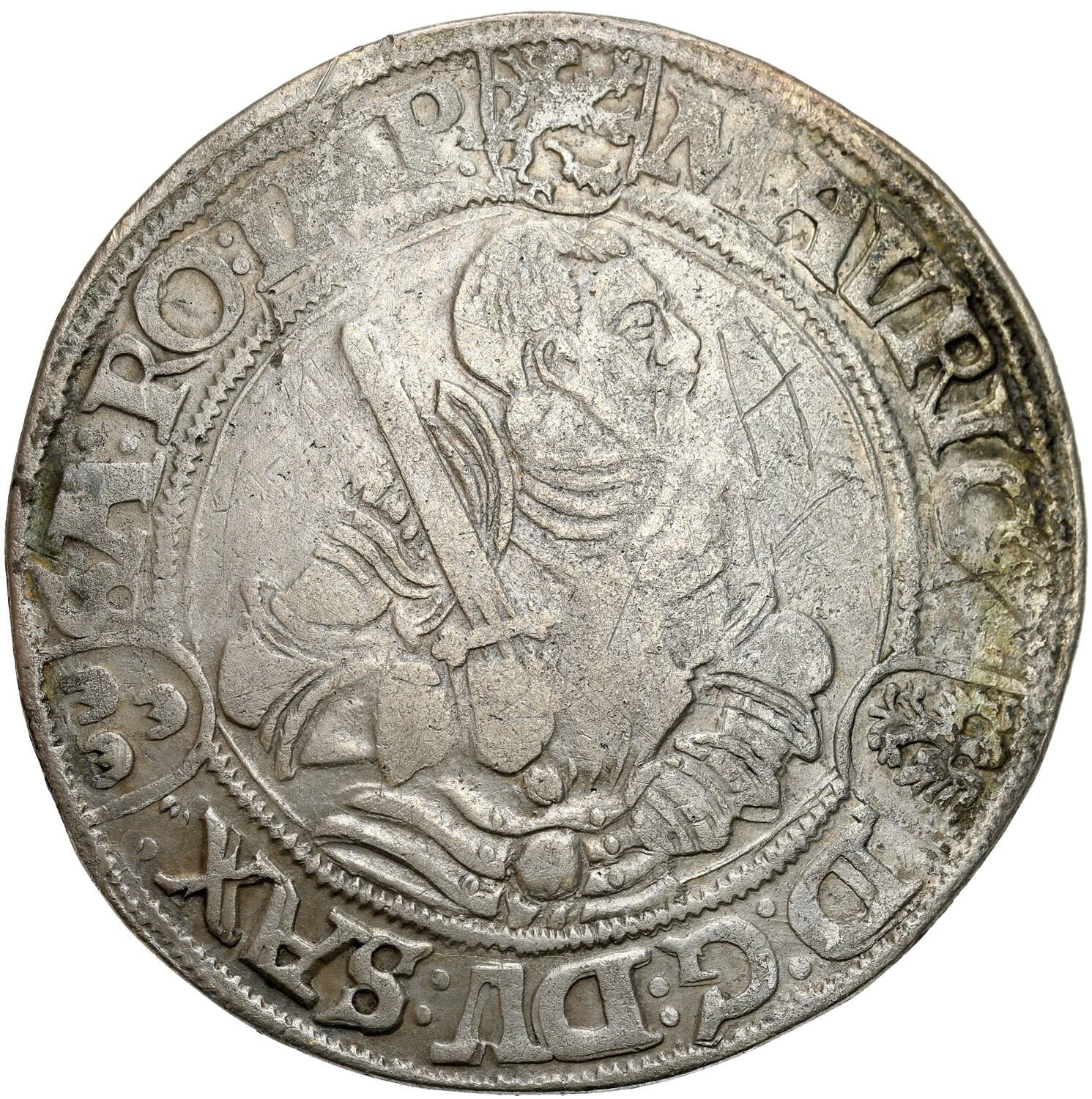  Niemcy, Saksonia. Maurycy (1547-1553). Talar 1551, Annaberg - RZADKI