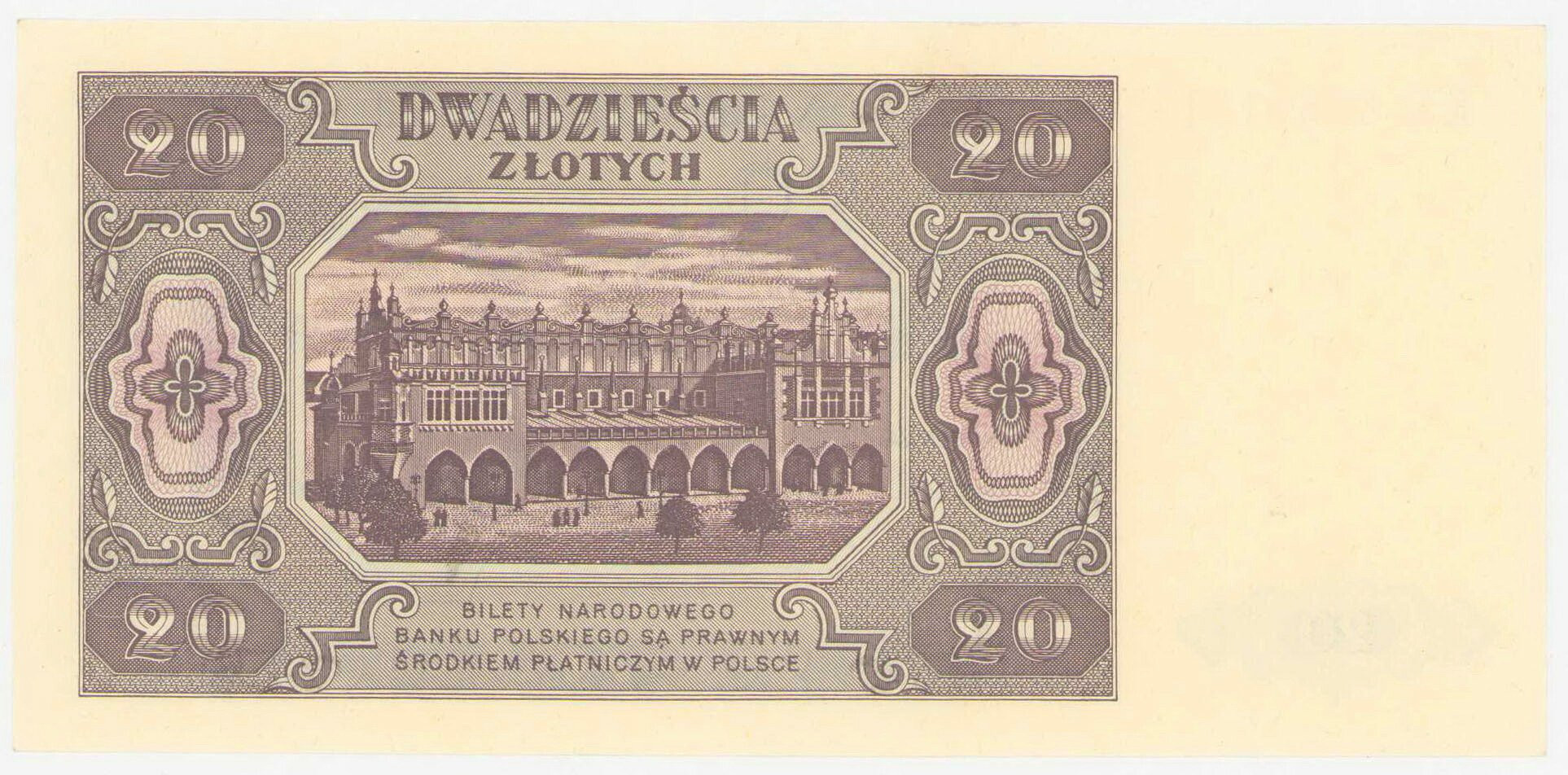 20 złotych 1948 seria KB