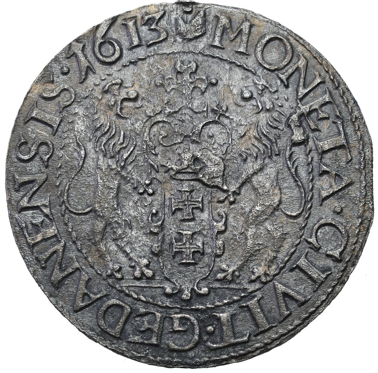 Zygmunt III Waza. Ort (18 groszy) 1613, Gdańsk - RZADKI ROCZNIK