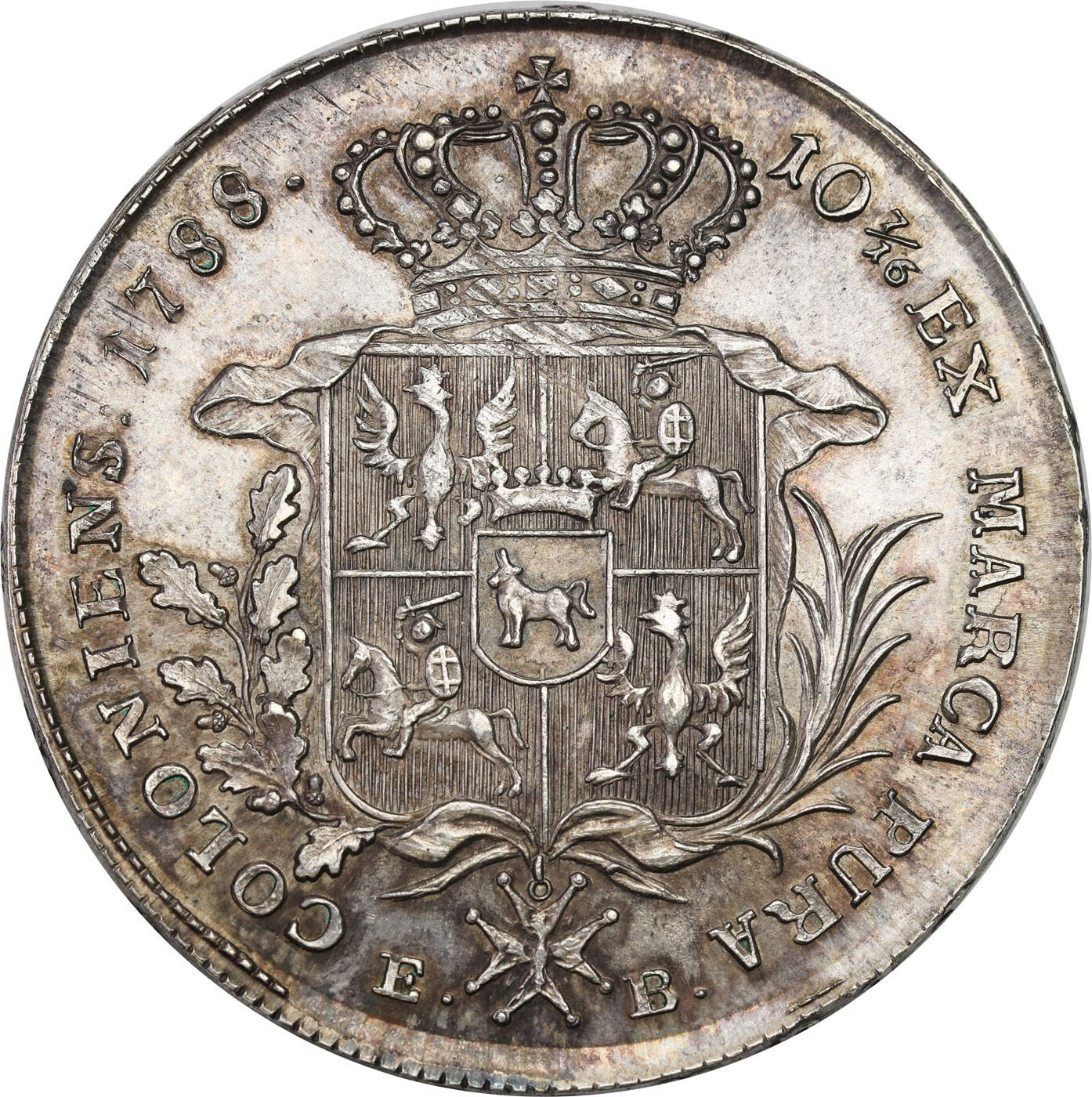 Stanisław August Poniatowski. Talar 1788 EB, Warszawa - PIĘKNY