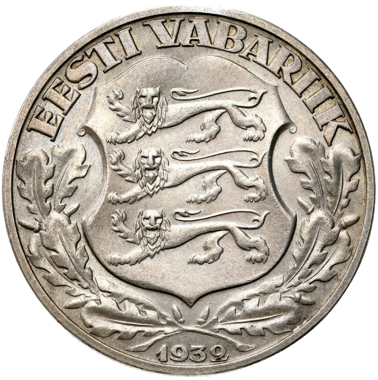 Estonia. 2 korony 1932, Tallinn - BARDZO ŁADNE