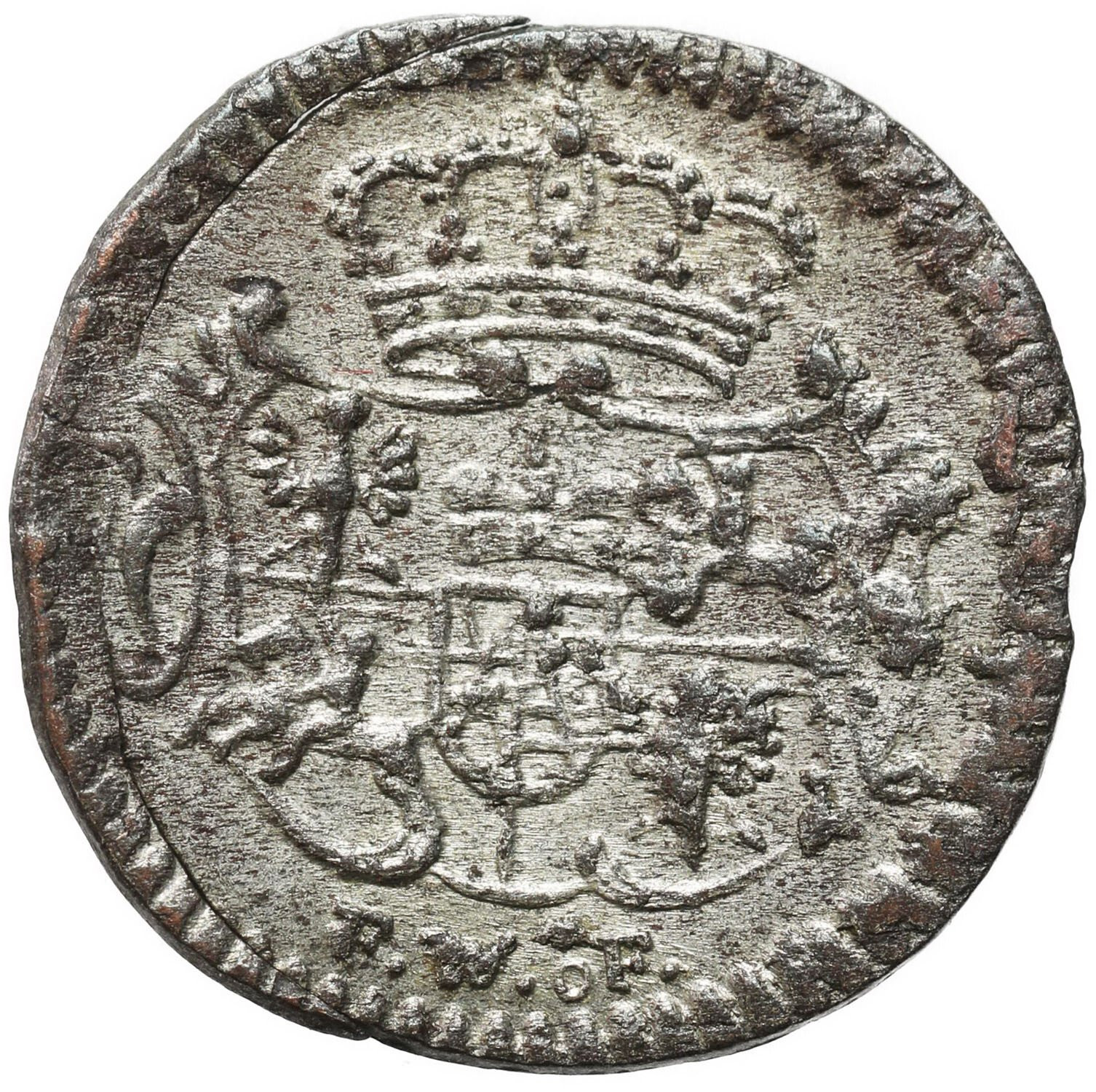 August III Sas. Halerz (fenig) 1751 FWôF, Drezno