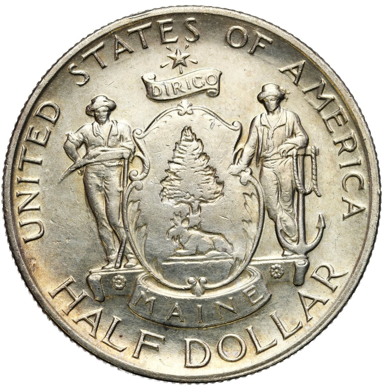 USA. 1/2  dolara (50 centów) 1920 Maine Centennial 