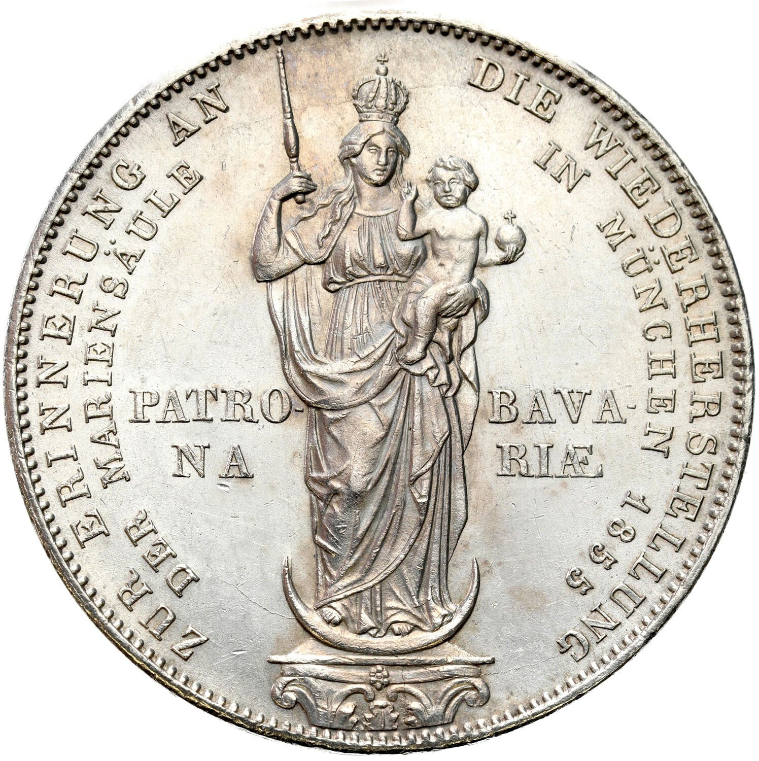 Niemcy, Bawaria. Maksymilian II Józef (1848-1864). Talar 1855, Monachium