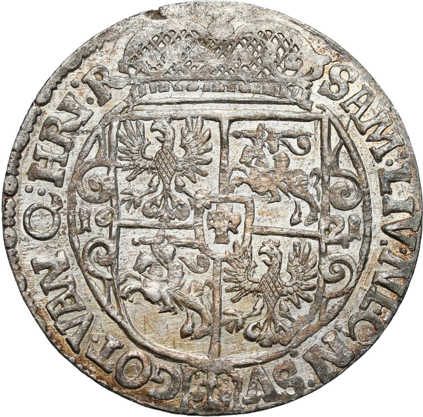  Zygmunt III Waza. Ort koronny 1621, Bydgoszcz - odmiana z (16) pod popiersiem króla - PIĘKNY