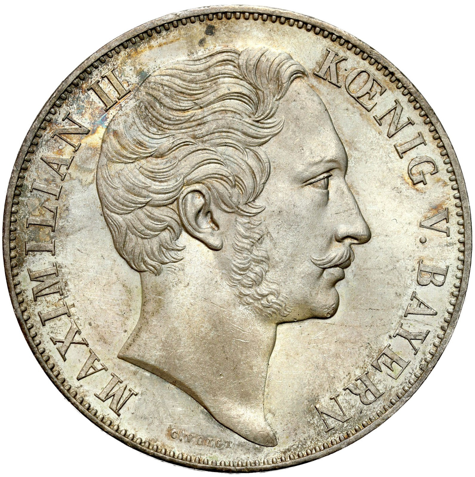 Niemcy, Bawaria. Maksymilian II Józef (1848-1864). Talar 1855, Monachium