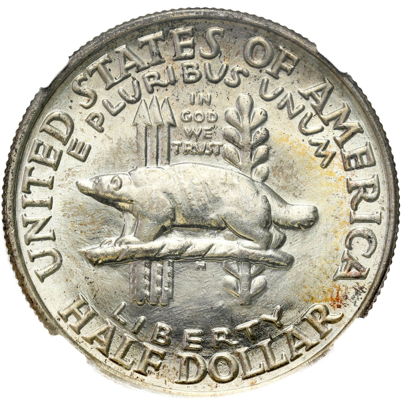 USA. 1/2 dolara (50 centów) 1936 - Wiscosin, Filadelfia NGC MS66 – PIĘKNE
