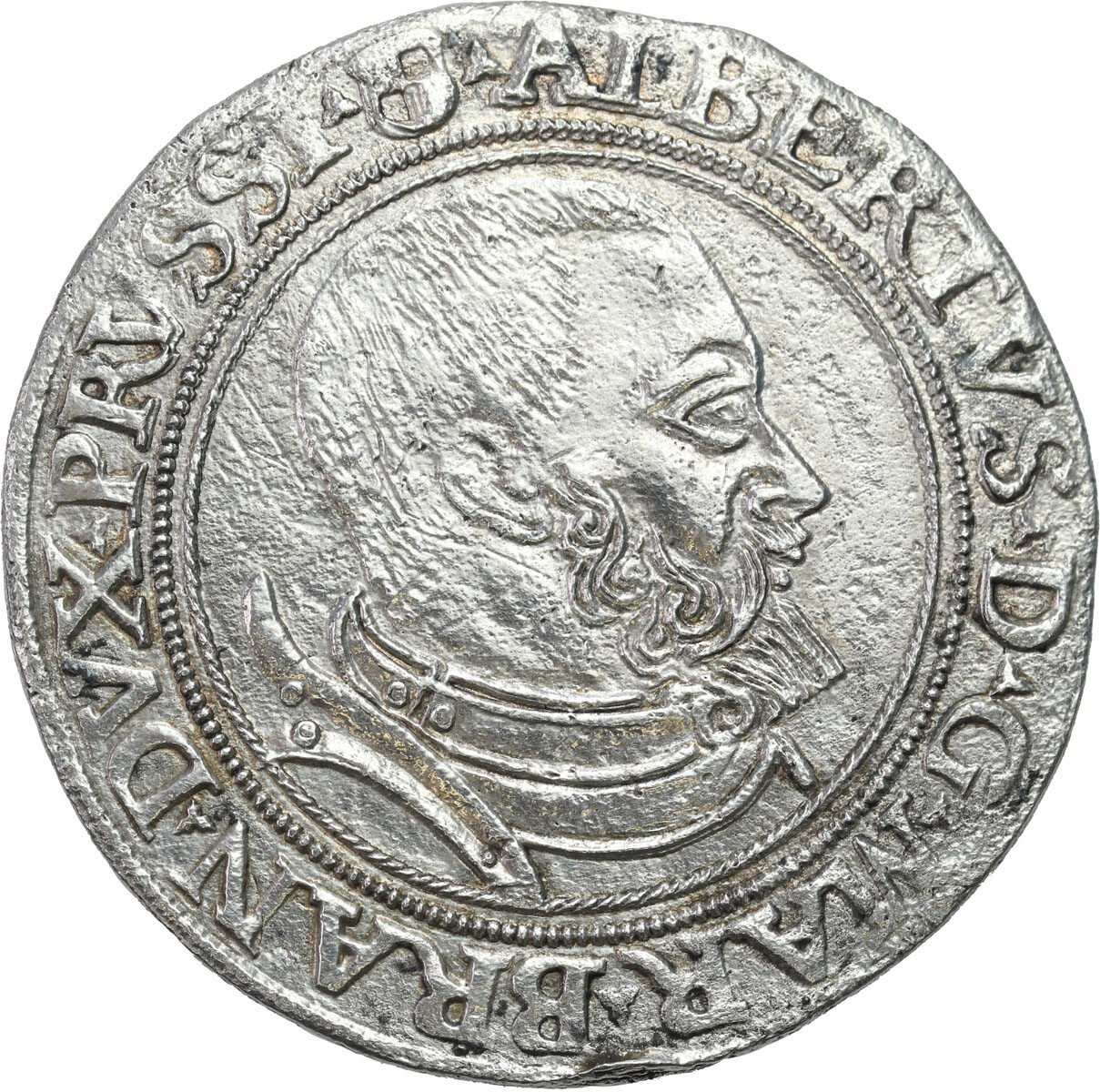 Prusy Książęce. Albrecht Hohenzollern (1525–1568). Szóstak 1535, Królewiec – RZADKOŚĆ R6