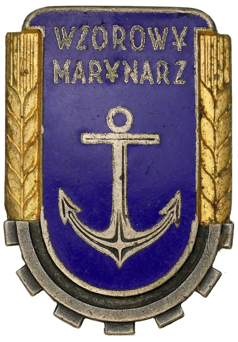 PRL. Odznaka Wzorowy Marynarz