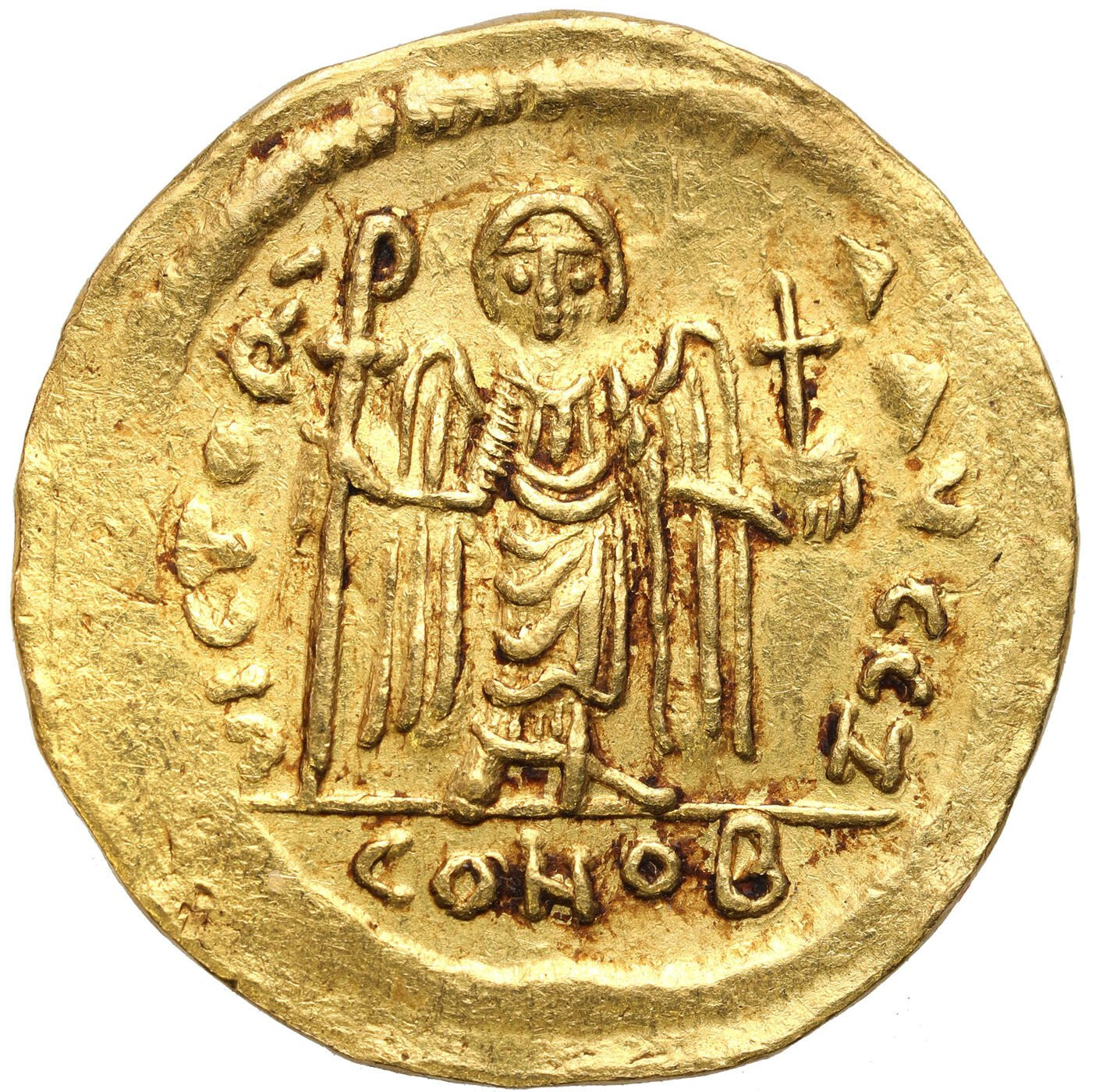 Bizancjum. Focas (602-610). Solidus 607-609, Konstantynopol