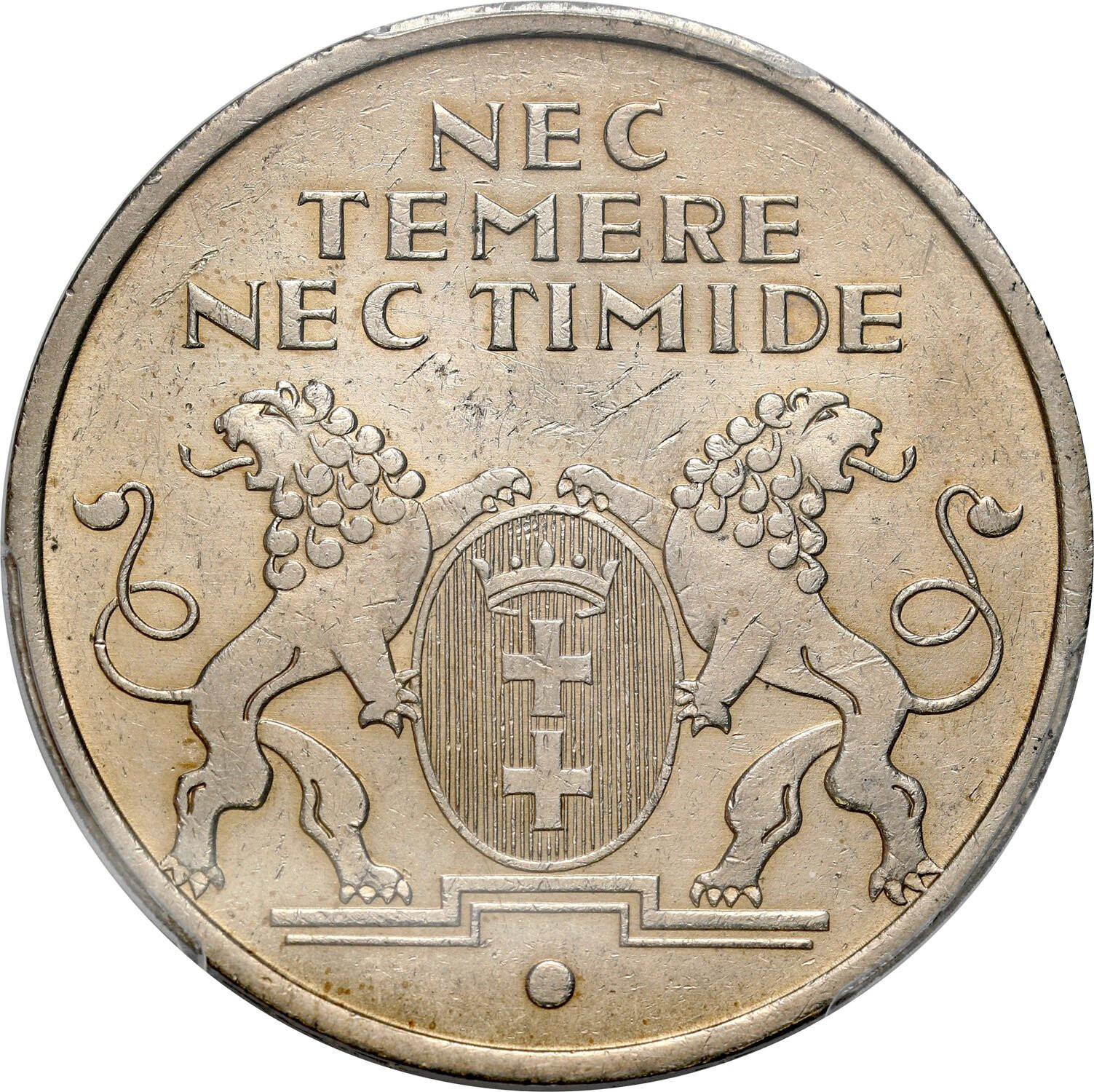 Wolne Miasto Gdańsk / Danzig. 10 Guldenów 1935 Ratusz PCGS MS62 – RZADKIE