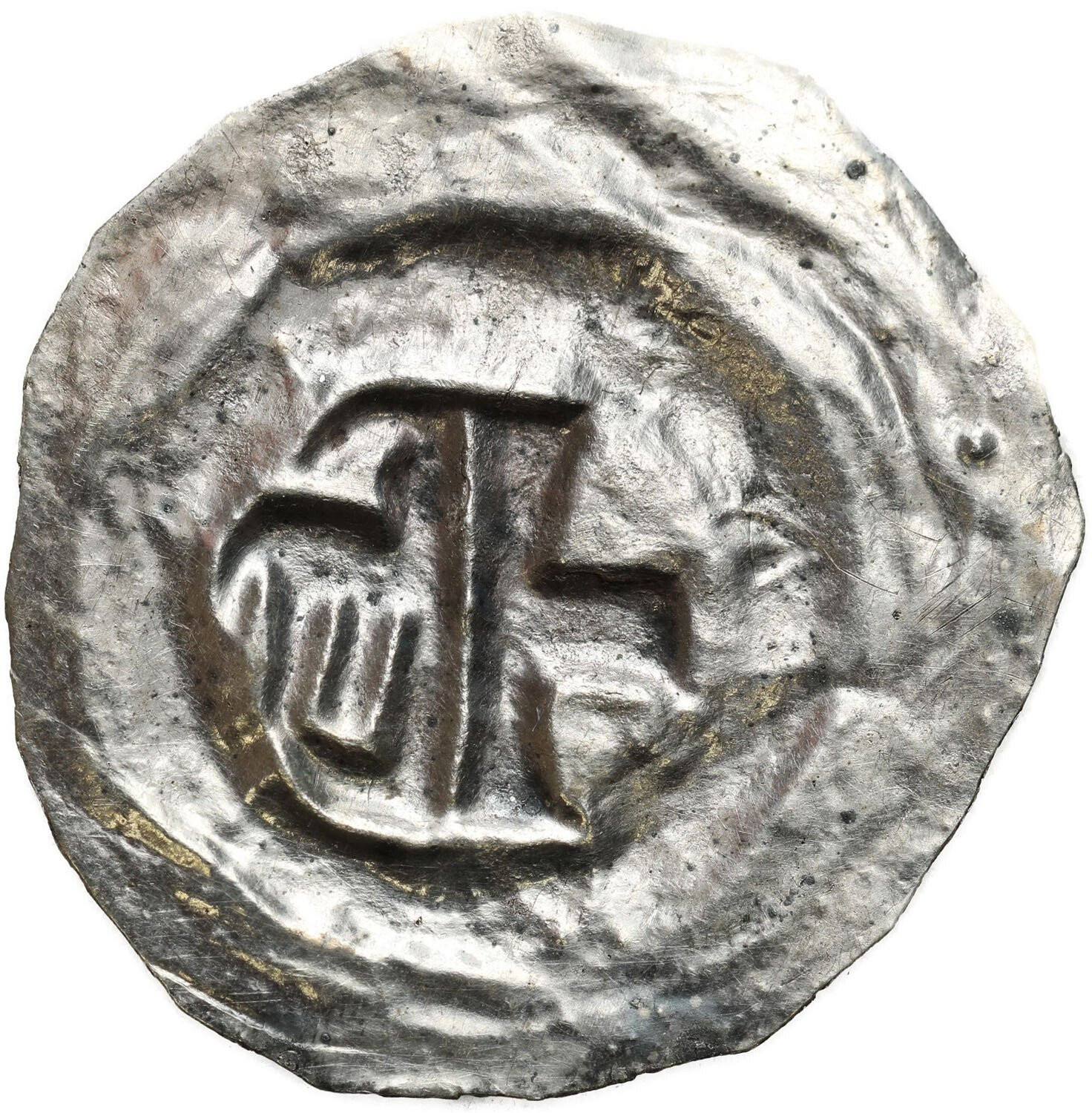 Śląsk, Księstwo Opolskie. Bernard 1400–1449 lub Mikołaj I (1439–1476). Brakteat XV w., Opole