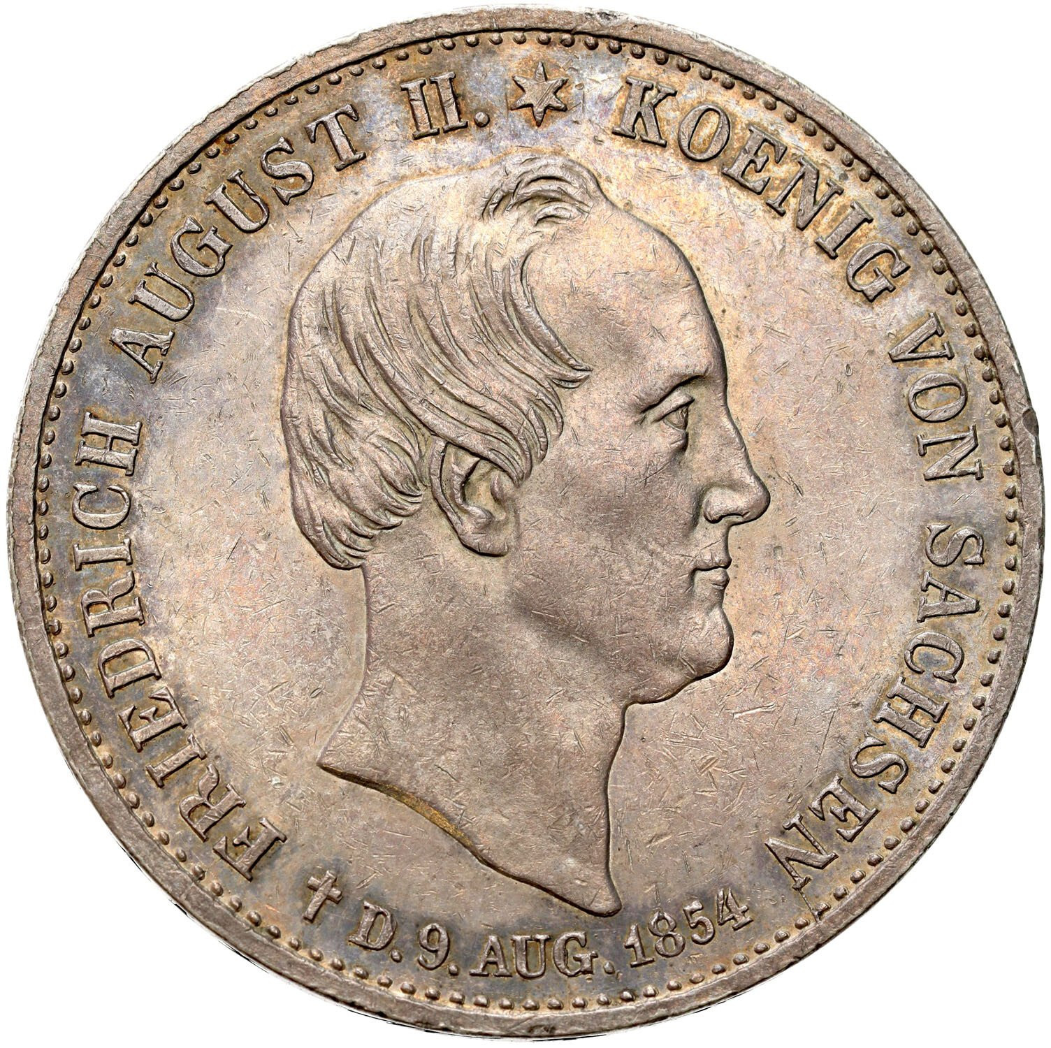 Niemcy, Saksonia. Fryderyk August II. Talar pośmiertny 1854, Drezno
