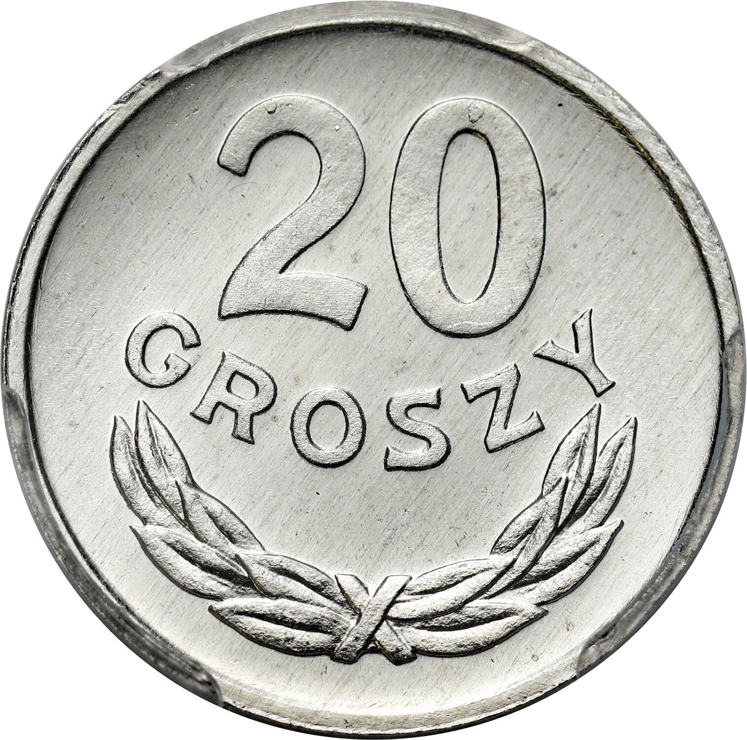 PRL. 20 groszy 1981 PCGS MS67 – PIĘKNE