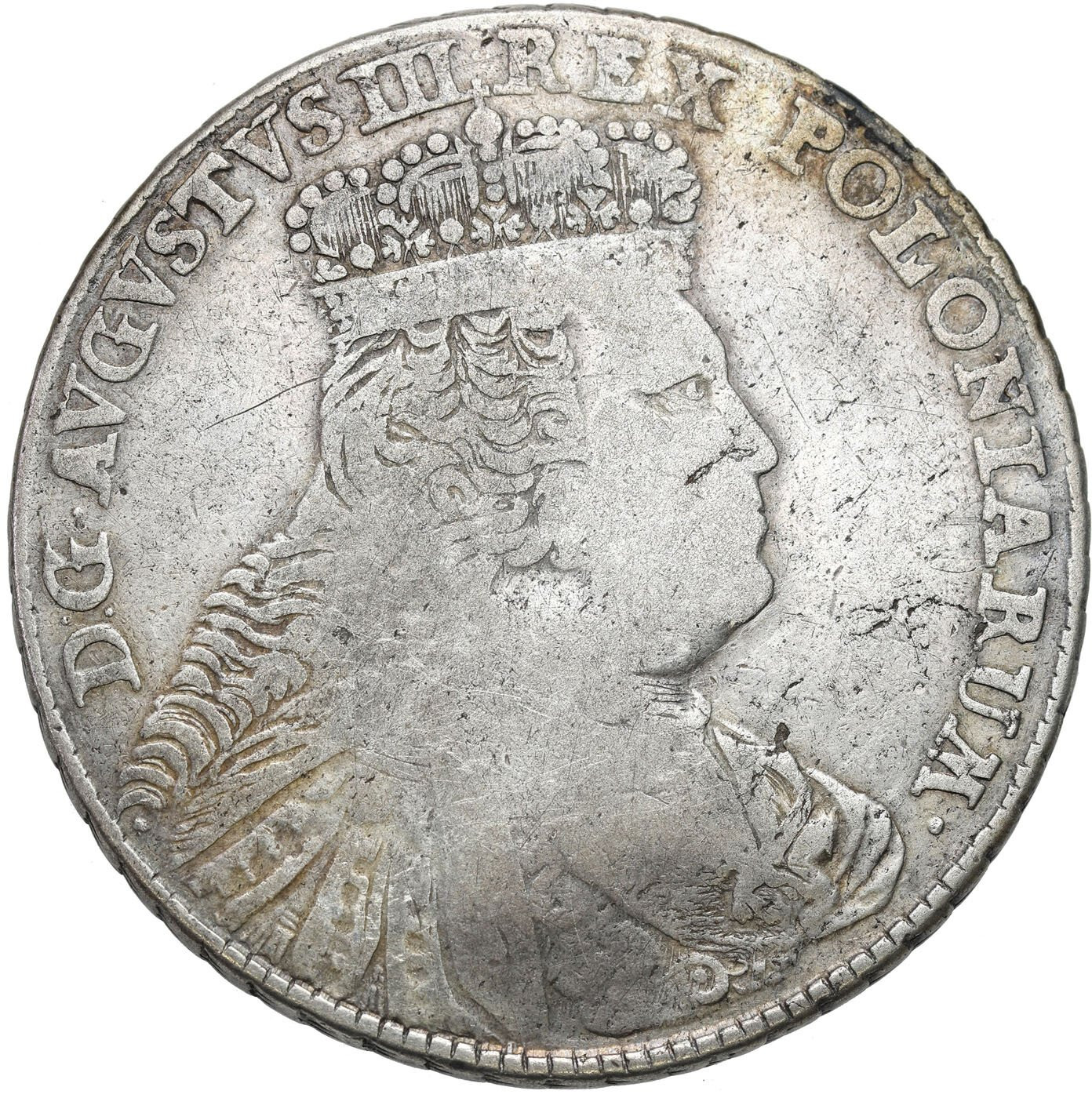 August III Sas. Talar 1755 EDC, Lipsk - Banco-Taler