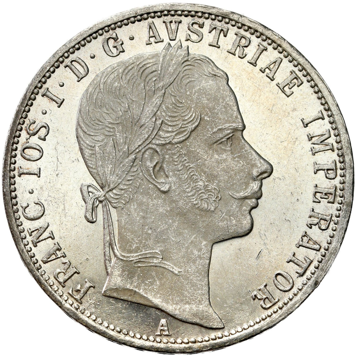 Austria. Franciszek Józef I (1848–1916). 1 floren 1860, Wiedeń