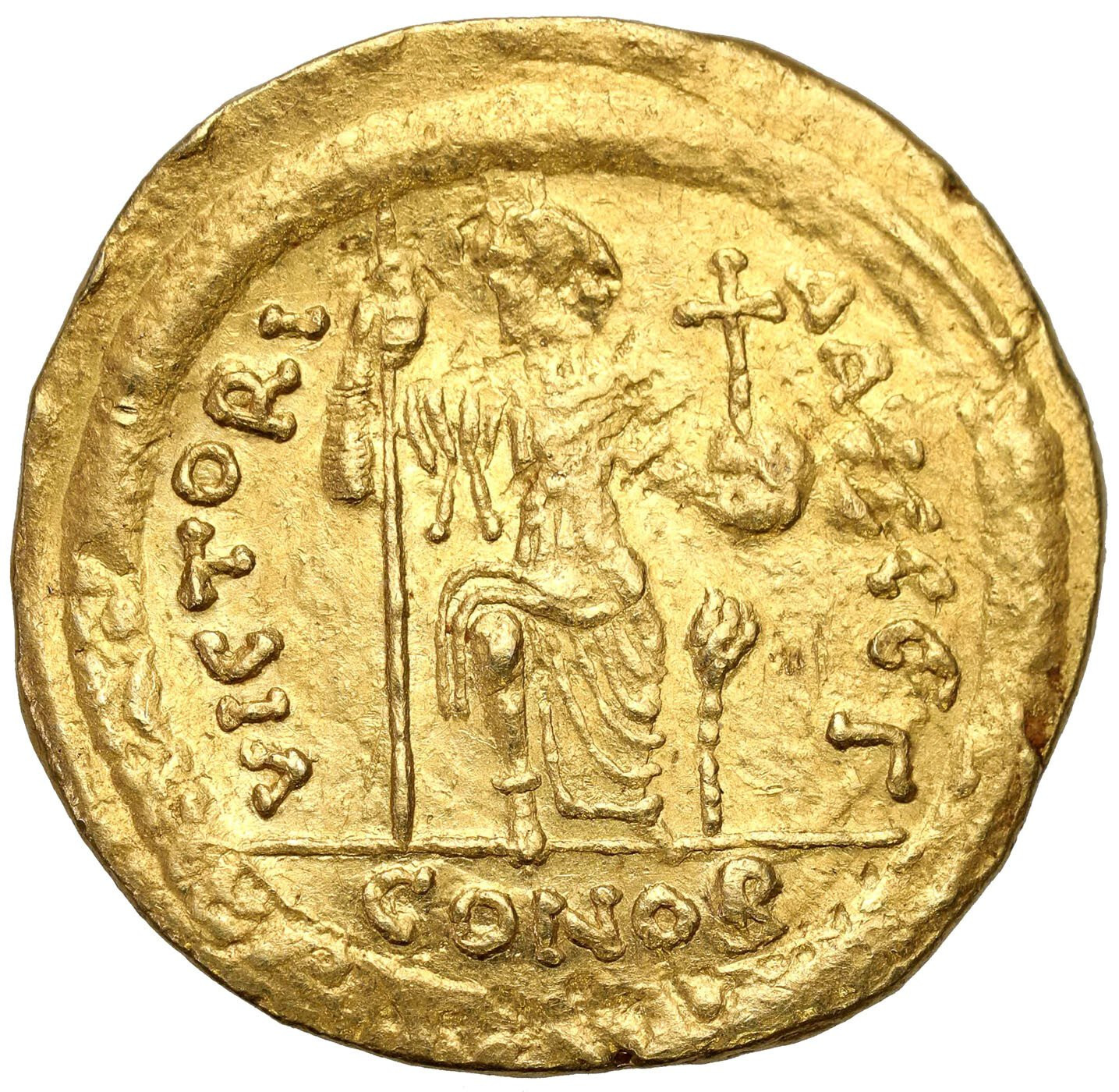 Bizancjum. Justyn II (565-578). Solid, Konstantynopol