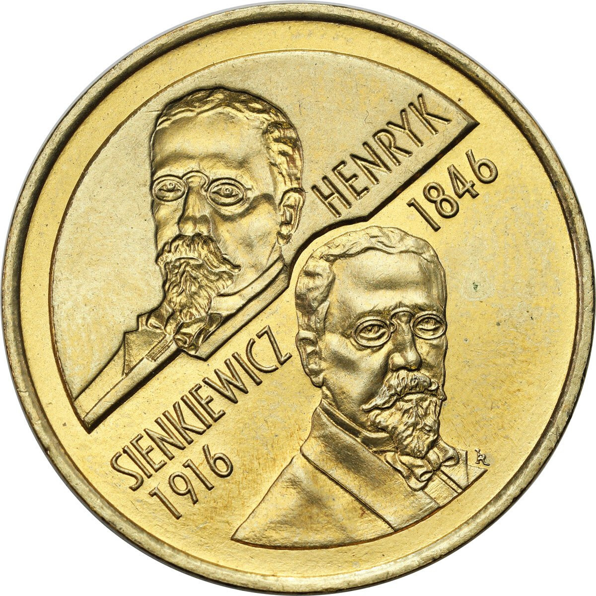 III RP 2 złote 1996 Henryk Sienkiewicz  