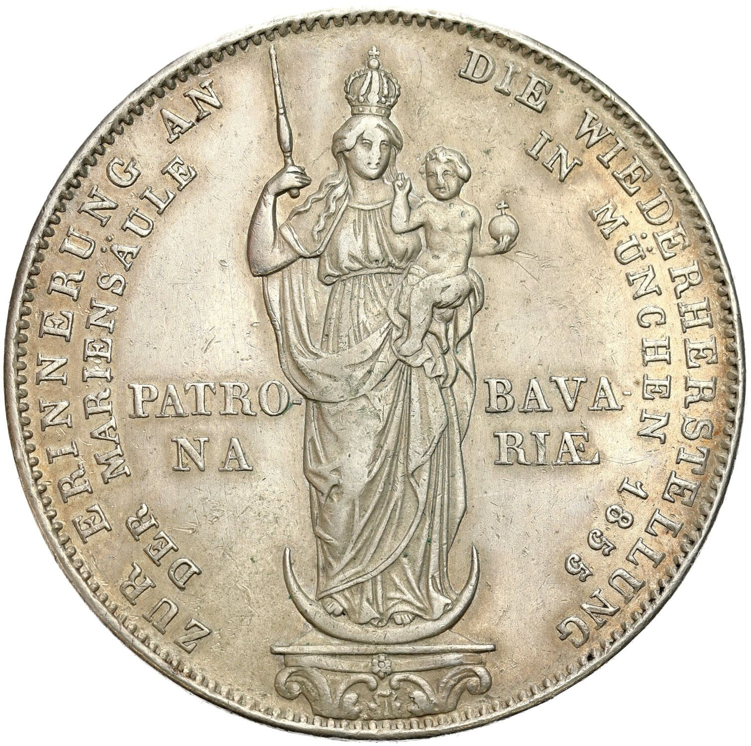 Niemcy, Bawaria. Maksymilian II Józef (1848-1864). Talar 1855, Monachium