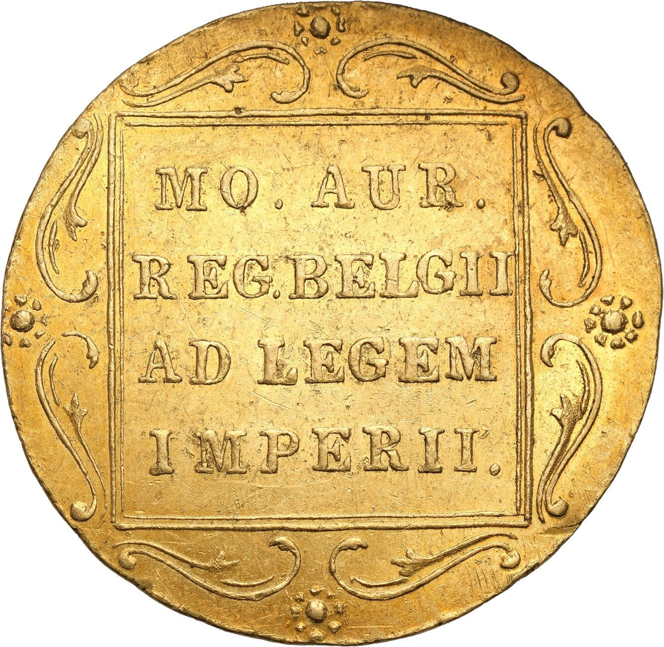 Powstanie Listopadowe. Dukat 1831, Warszawa, odmiana z kropką za pochodnią - RZADSZY