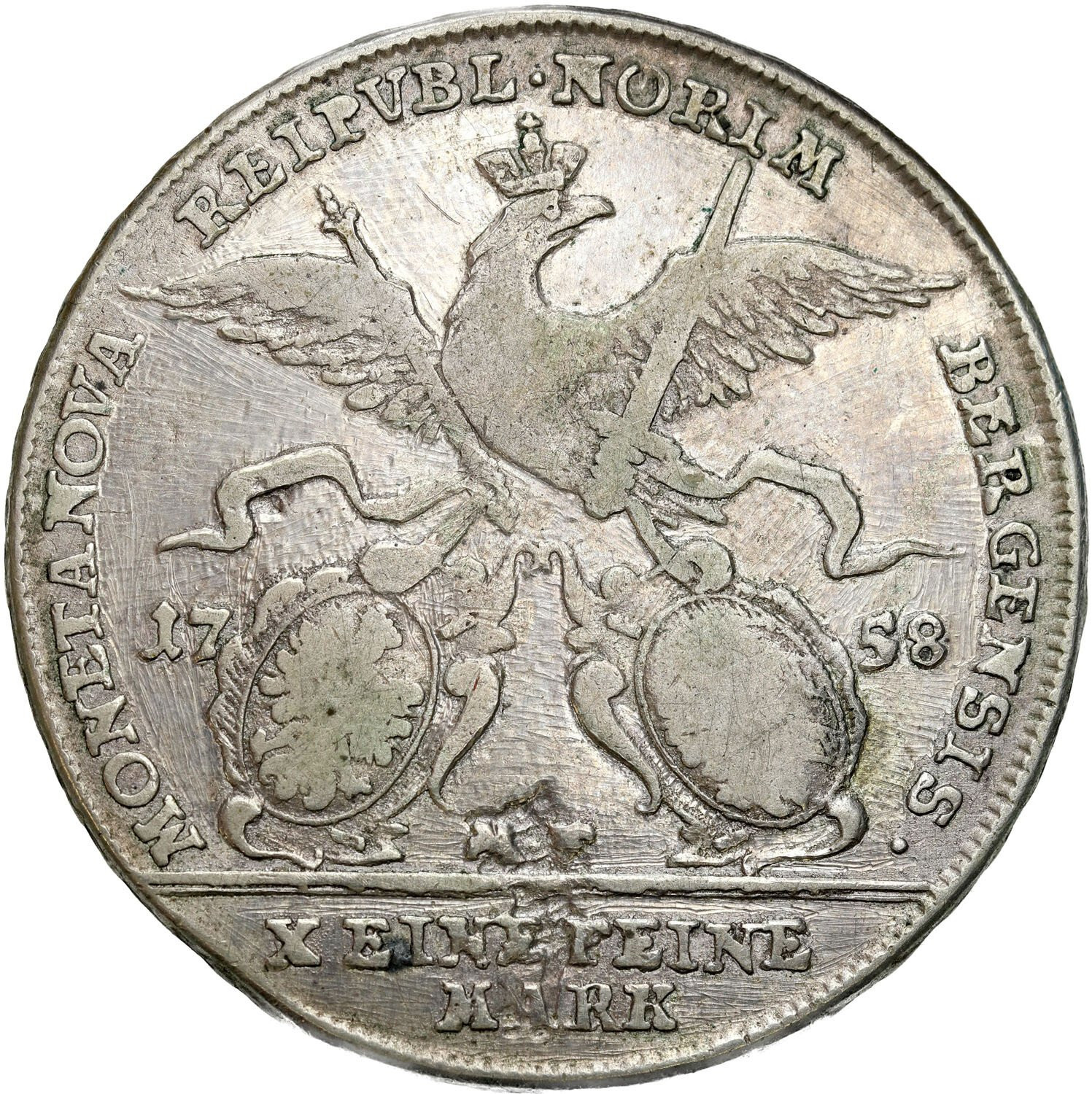 Niemcy, Norymberga. Franciszek I Lotaryński (1745–1765). Talar 1758