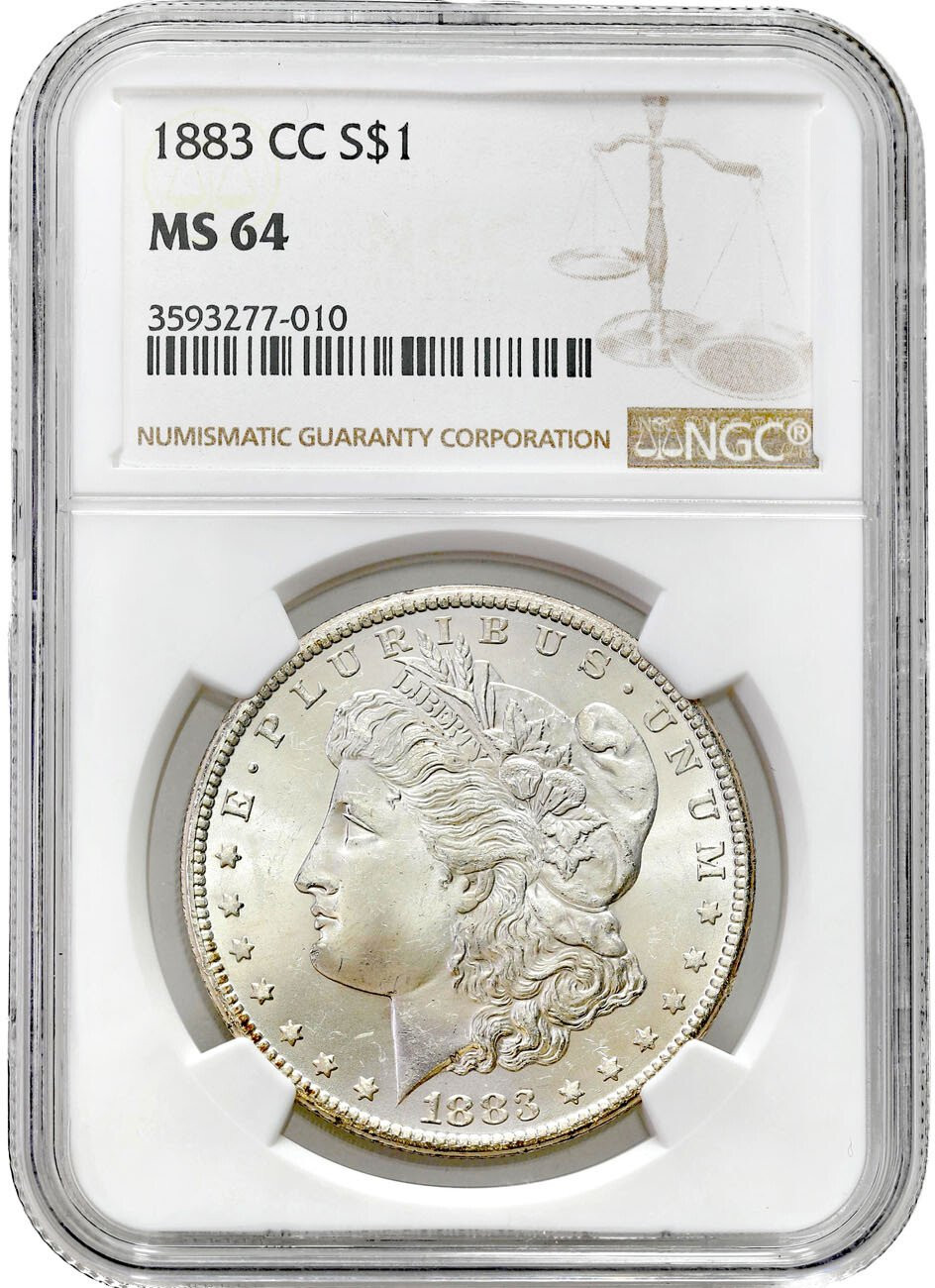 USA. Dolar 1883 CC, Carson City NGC MS64 – PIĘKNY