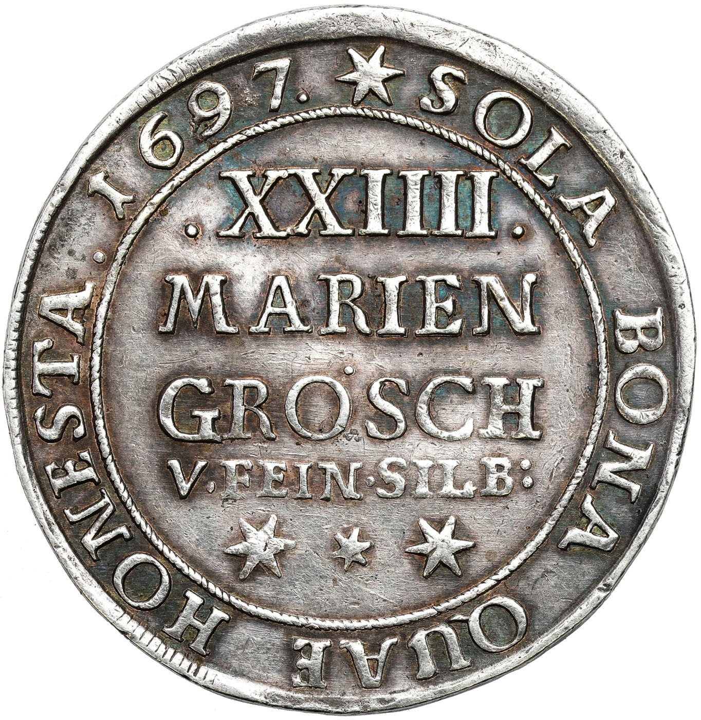 Niemcy, Braunschweig-Calenberg-Hannover. Ernst August (1679-1698). 24 Mariengroschen 1697