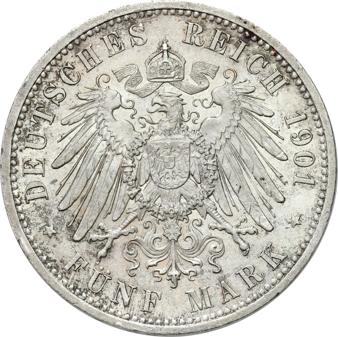 Niemcy, Prusy. 5 marek 1901 A, Berlin