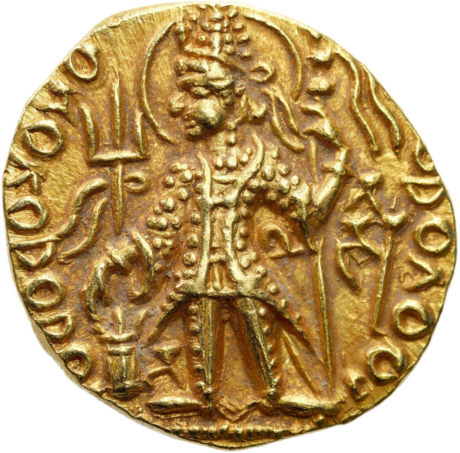 Królestwo Kuszan. Vasu Deva II (290-310). Złoty Stater