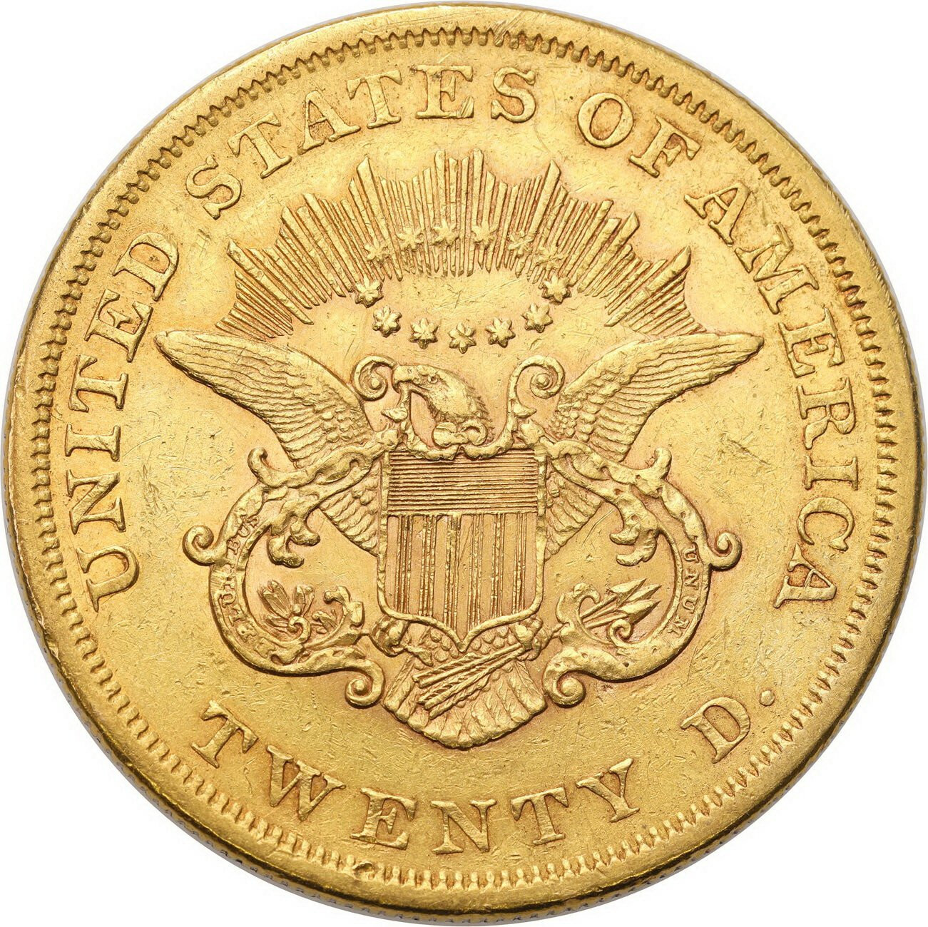 USA. 20 dolarów 1863 Filadelfia – BARDZO RZADKIE 