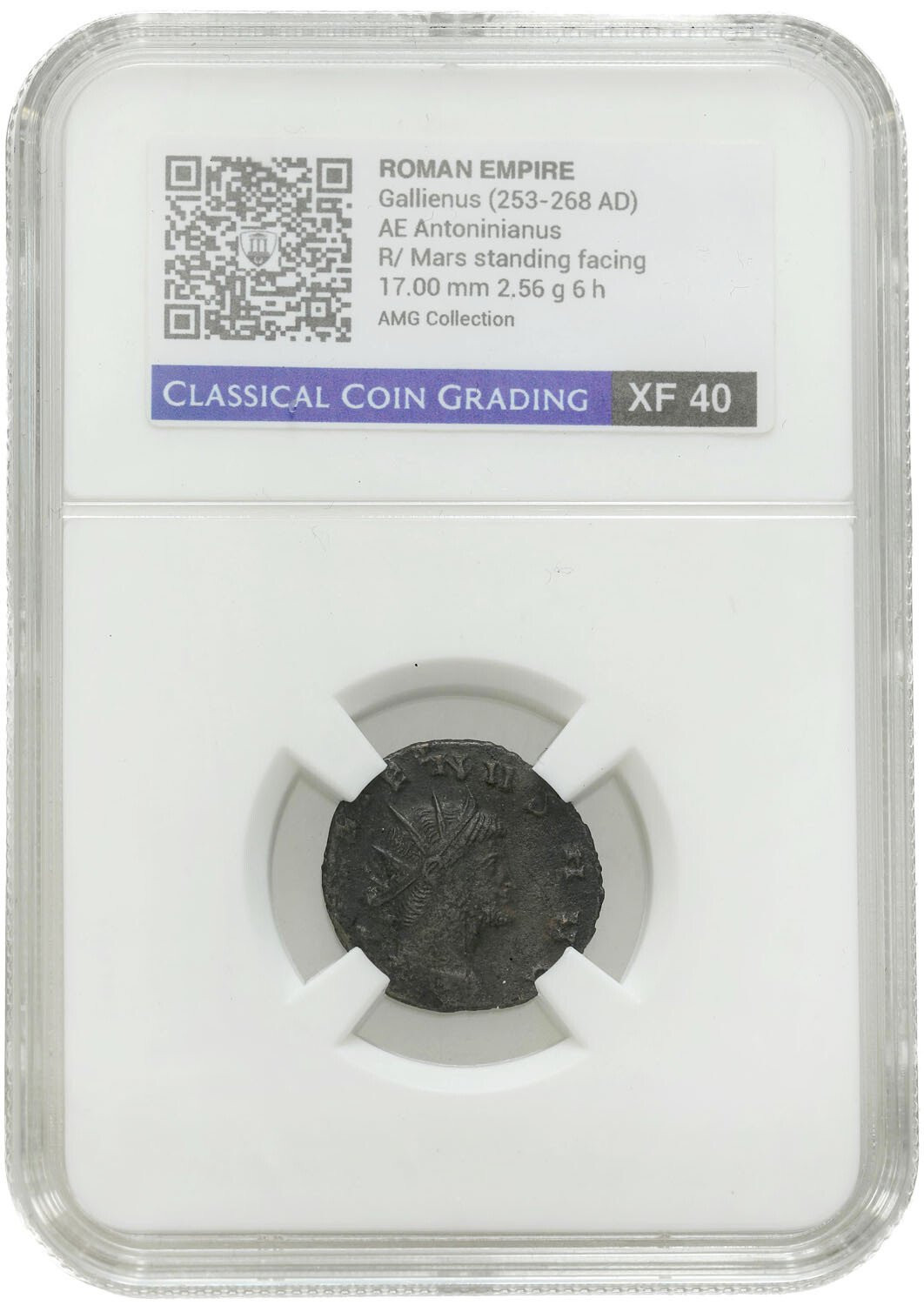 Cesarstwo Rzymskie. Gallienus (253-268) Antoninianus CCG XF40