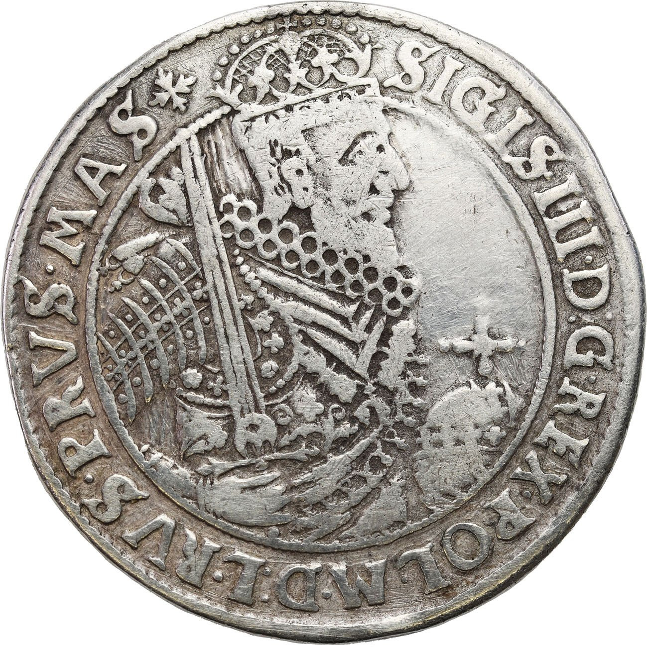 Zygmunt III Waza. Półtalar 1628, Bydgoszcz – RZADKOŚĆ