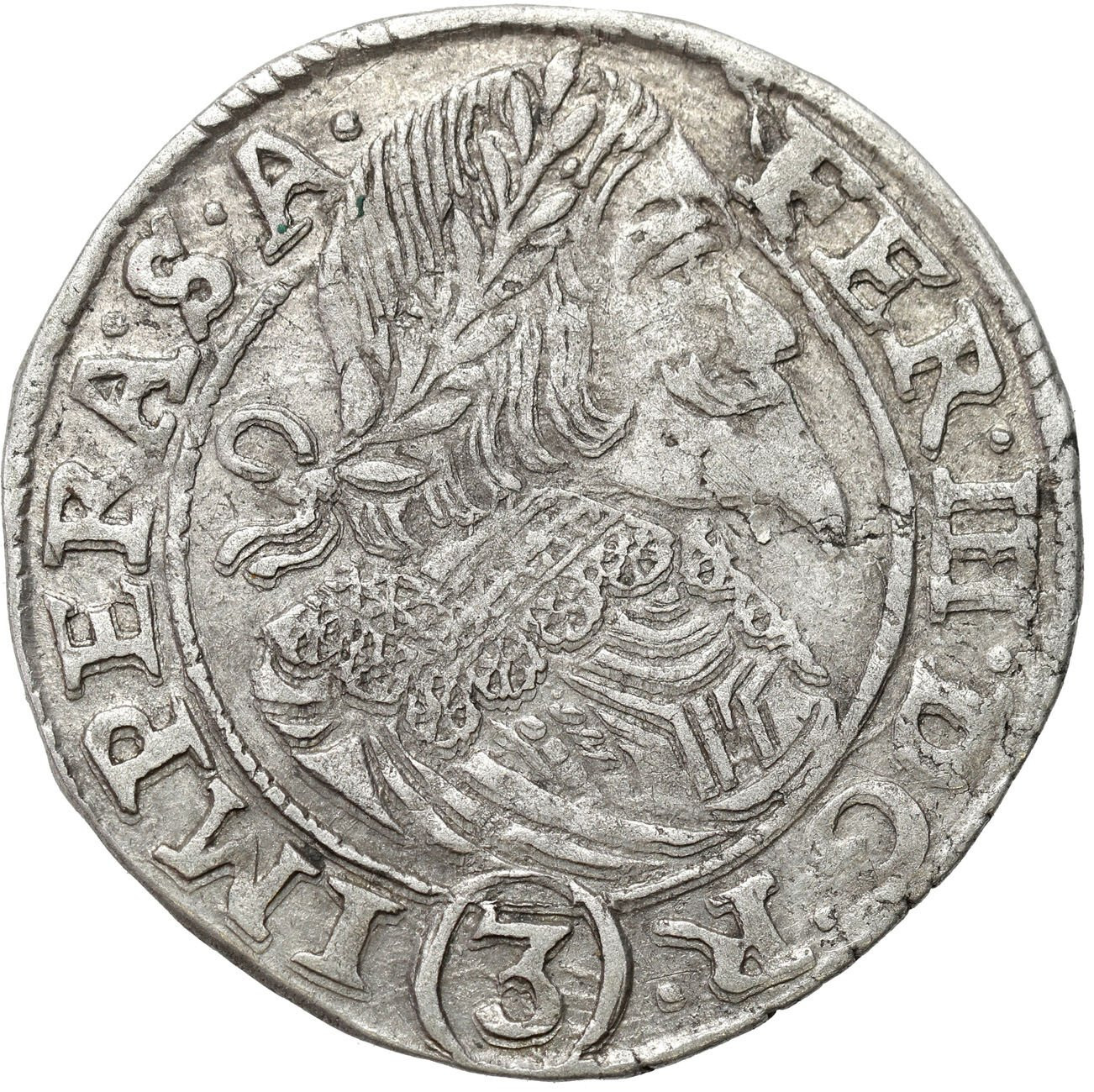 Austria, Ferdynand III (1637–1657), 3 krajcary 1646, Praga