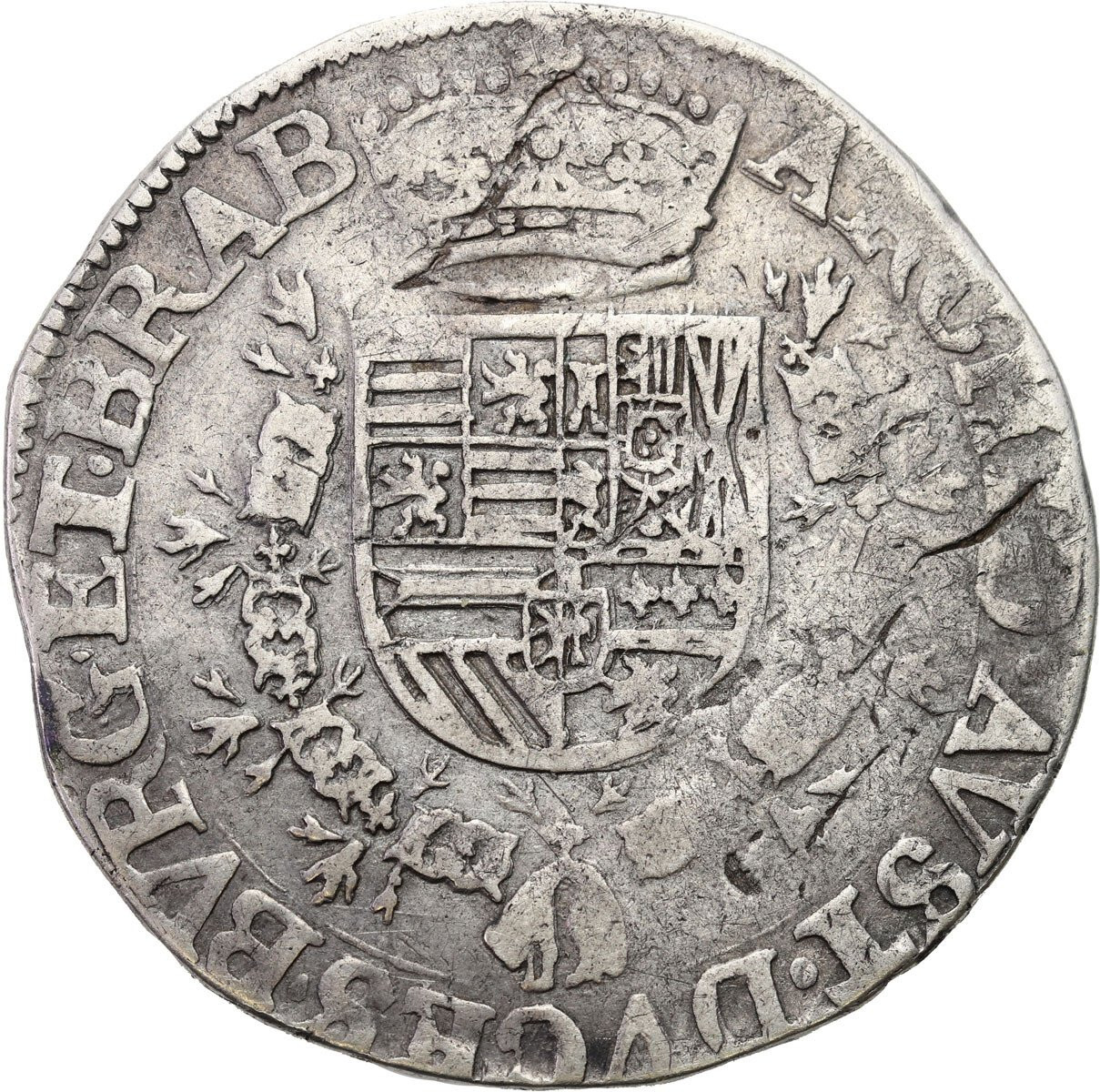 Niderlandy hiszpańskie, Albert i Elżbieta (1598–1621). 1/2 patagona bez daty, Bruksela