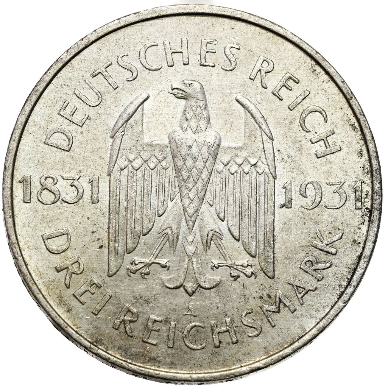 Niemcy. Weimar. 3 marki 1931 A, Berlin